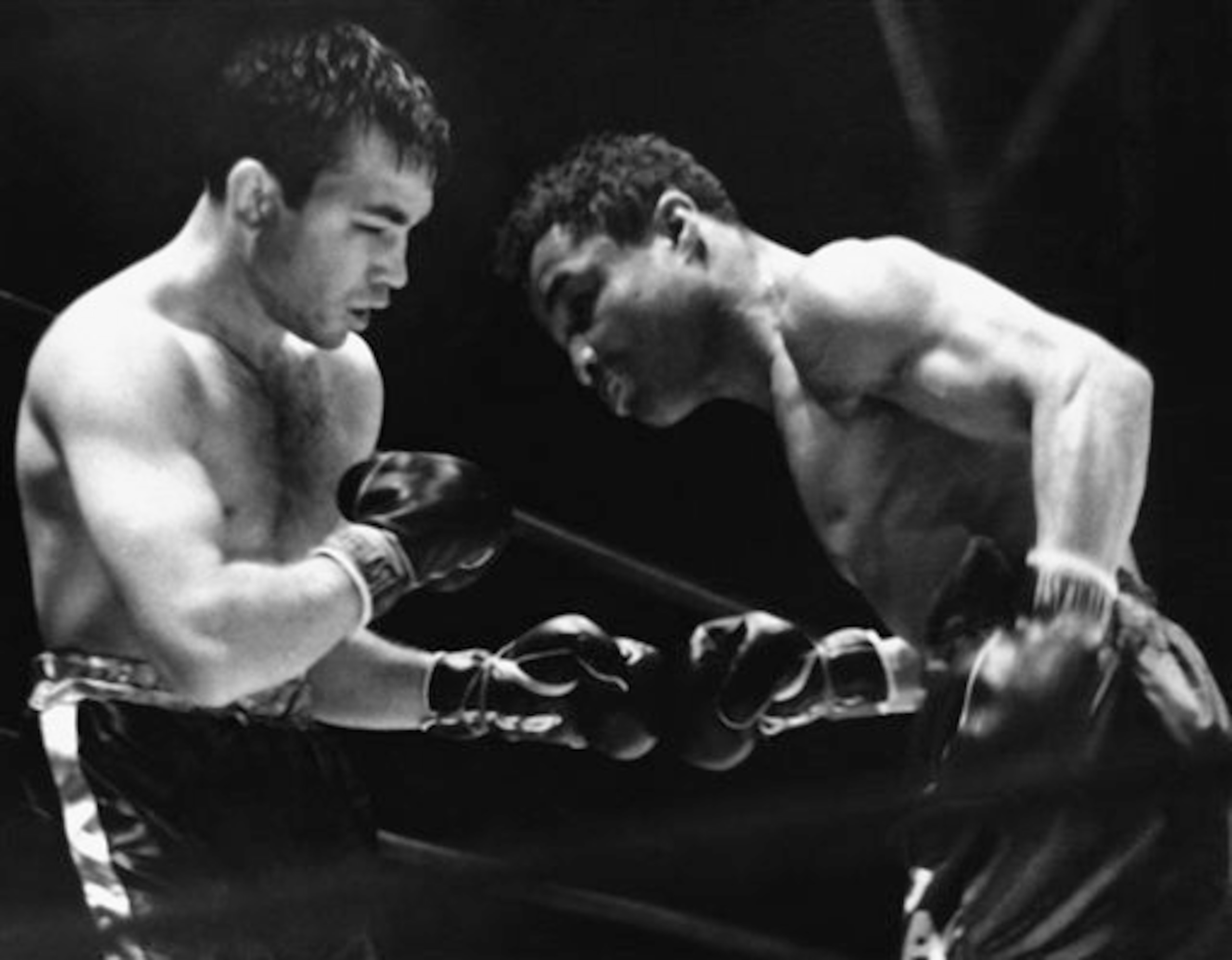 Ross (left) was a smart fighter with great stamina.