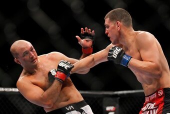 Diaz (right) vs. Penn Diaz (right) vs. Penn