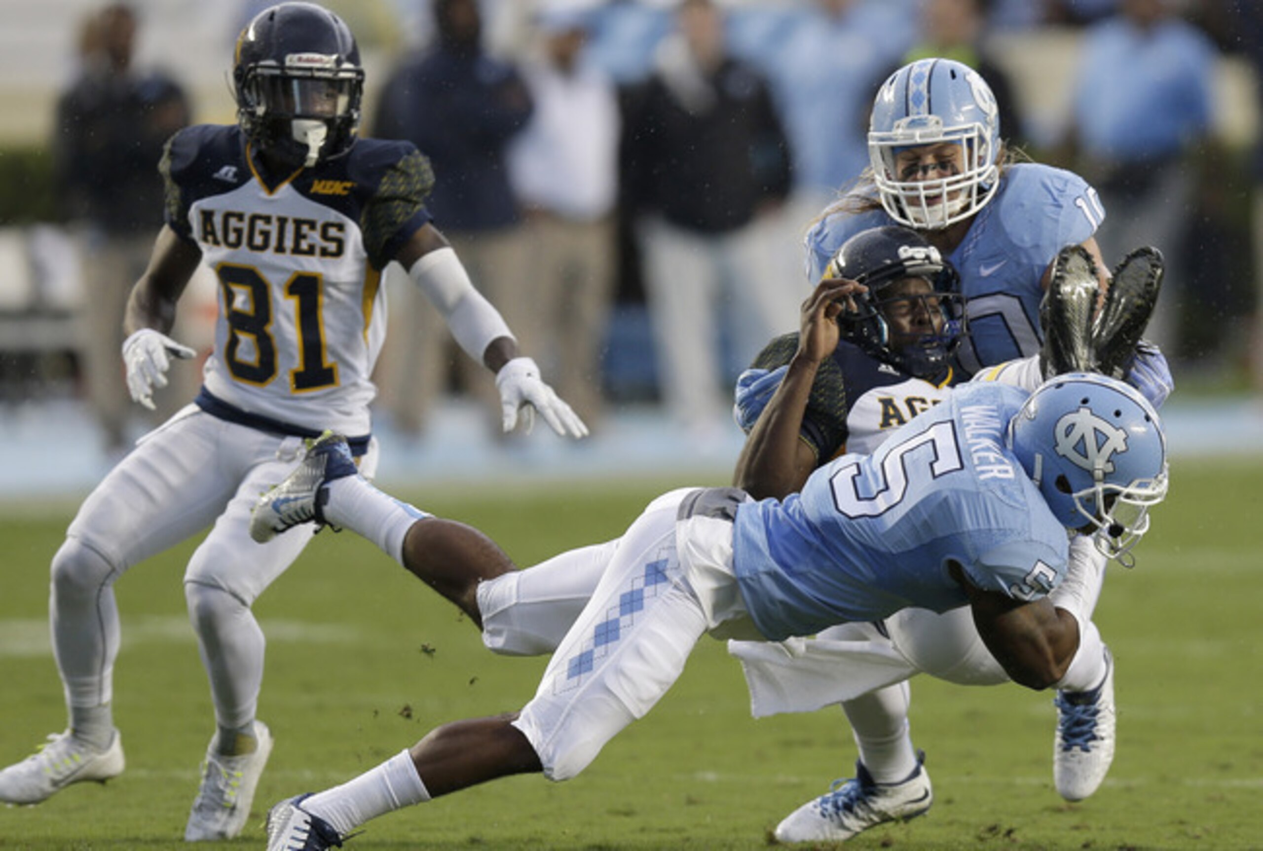 The Tar Heels bounced back from a Week 1 defeat. The Tar Heels bounced back from a Week 1 defeat.