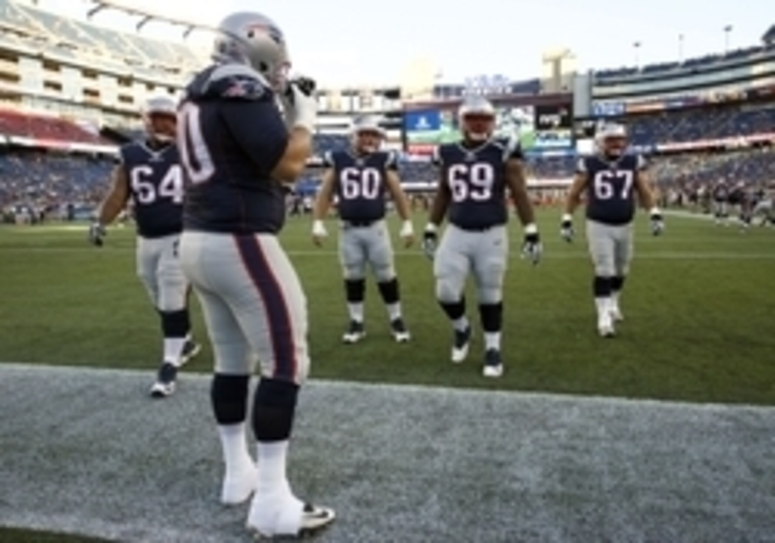 Shaquille Mason (No. 69) and Tre' Jackson (not pictured) had positive impacts for the Patriots in Week 1. Shaquille Mason (No. 69) and Tre' Jackson (not pictured) had positive impacts for the Patriots in Week 1.