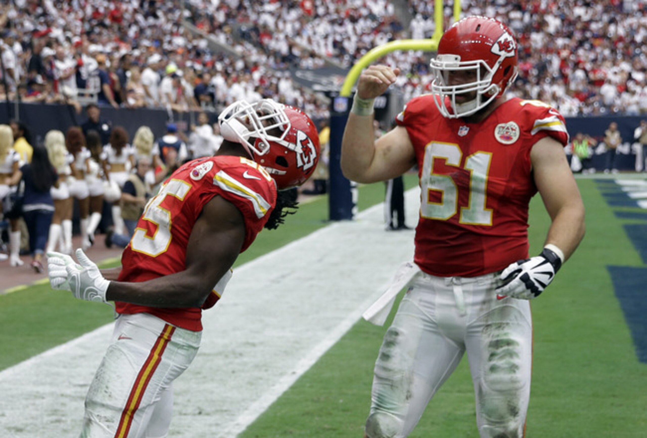Mitch Morse (No. 61) was a key cog in Kansas City's Week 1 win. Mitch Morse (No. 61) was a key cog in Kansas City's Week 1 win.