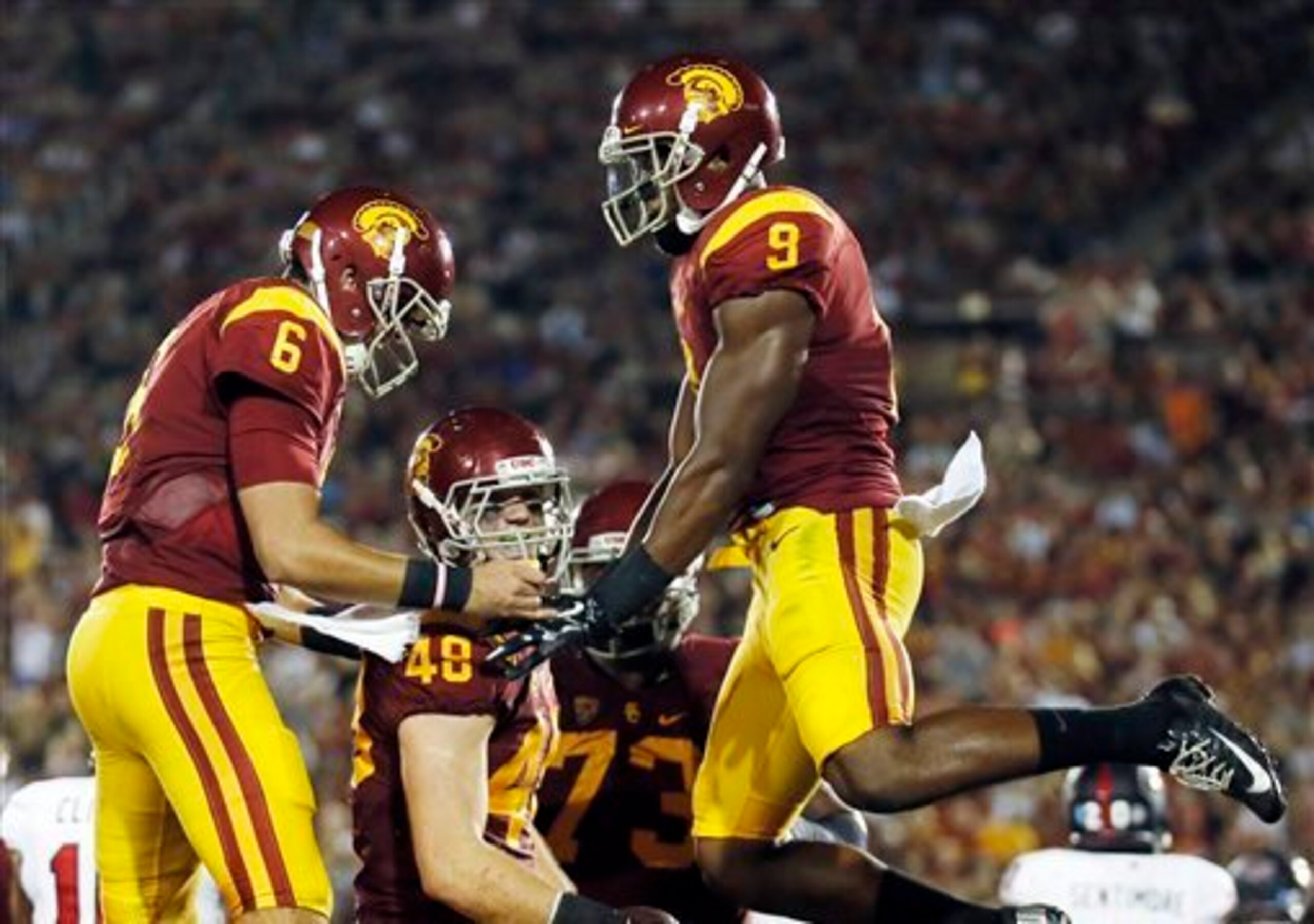 USC QB Cody Kessler (left) and WR JuJu Smith-Schuster (right)