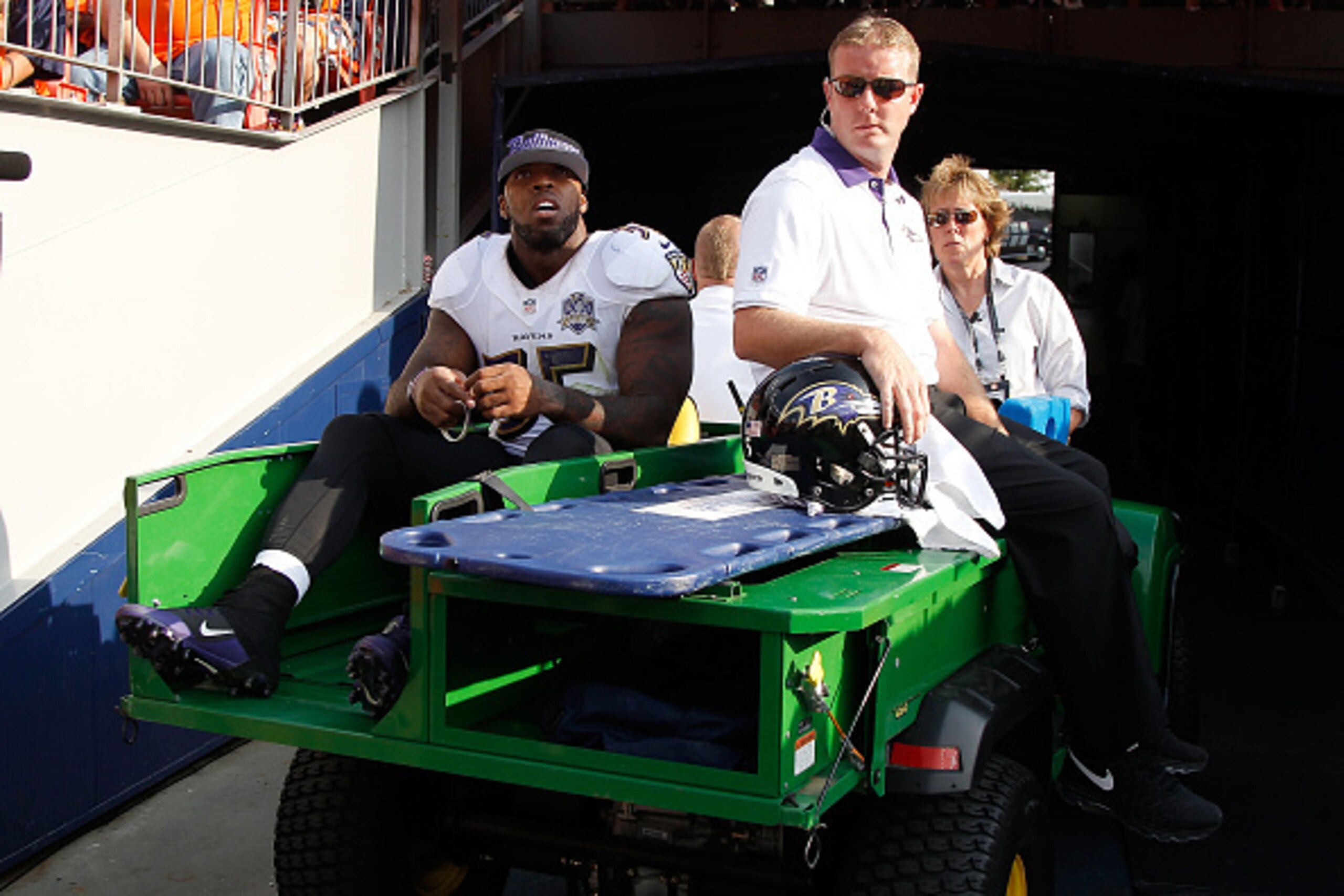Baltimore Ravens outside linebacker Terrell Suggs out for the season