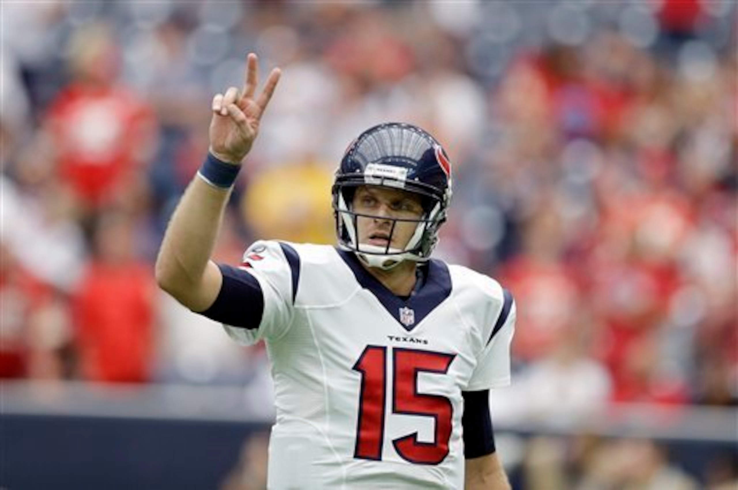 Ryan Mallett will be the Texans' second starting quarterback of the season.