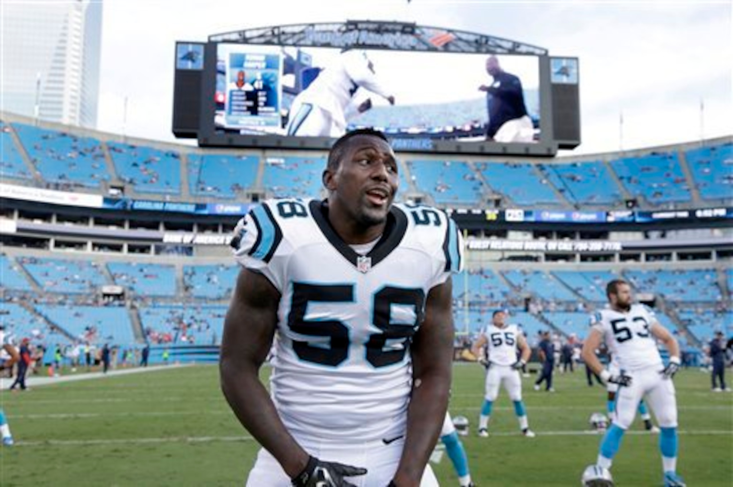Thomas Davis may be called upon to be the defense's leader on Sunday.