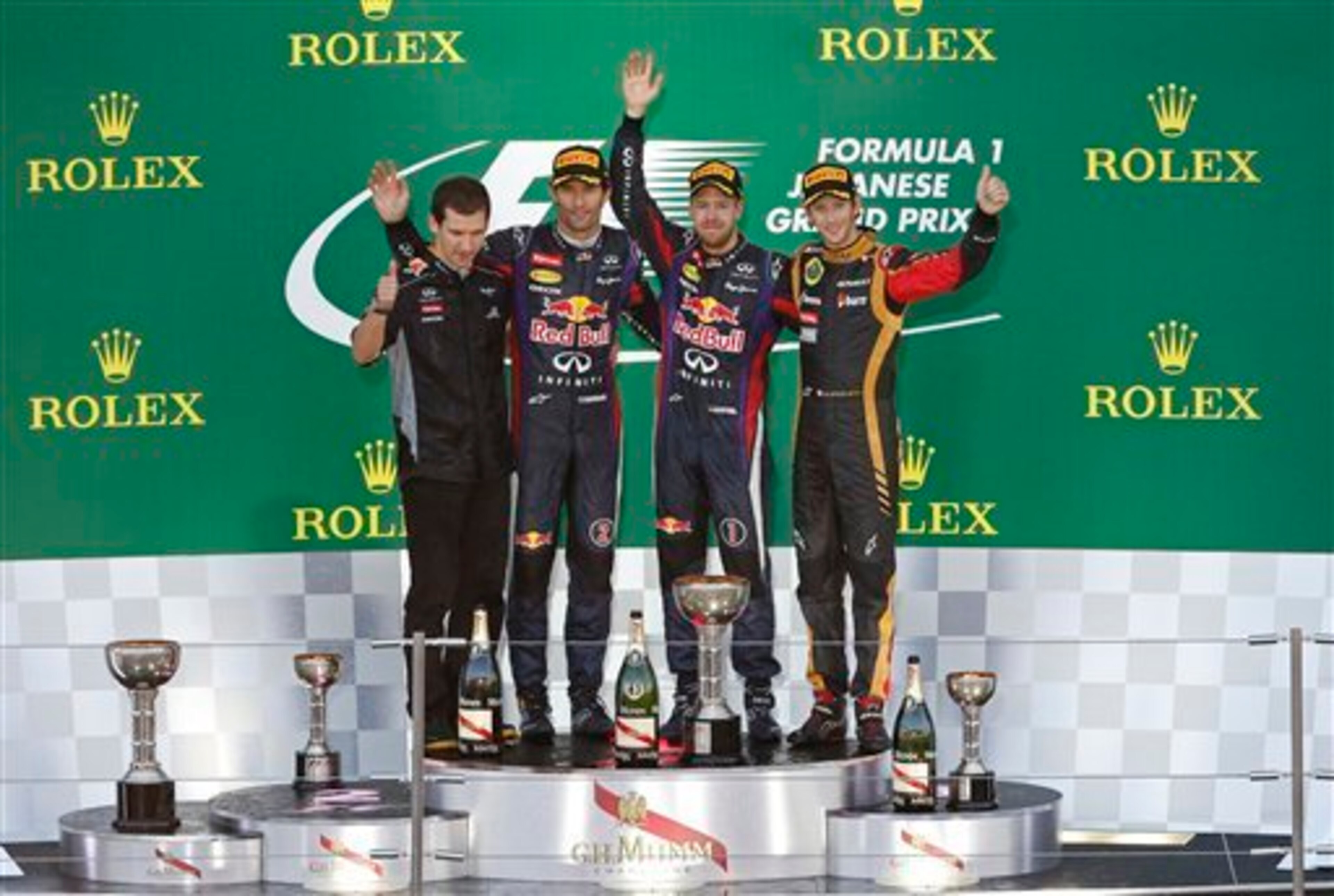 The good times for Renault—Red Bull quickly forgot them.
