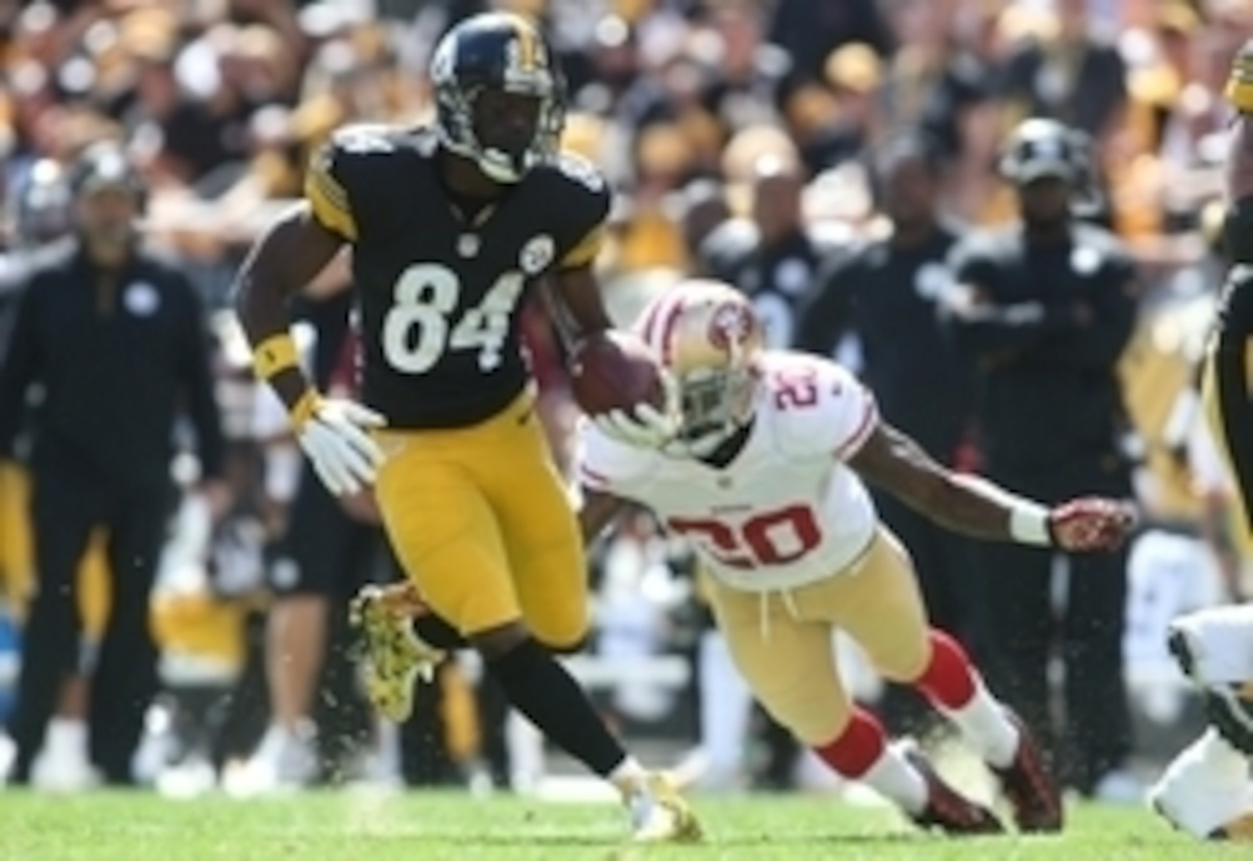 Wide receiver Antonio Brown was a major reason behind the 49ers' defensive collapse.