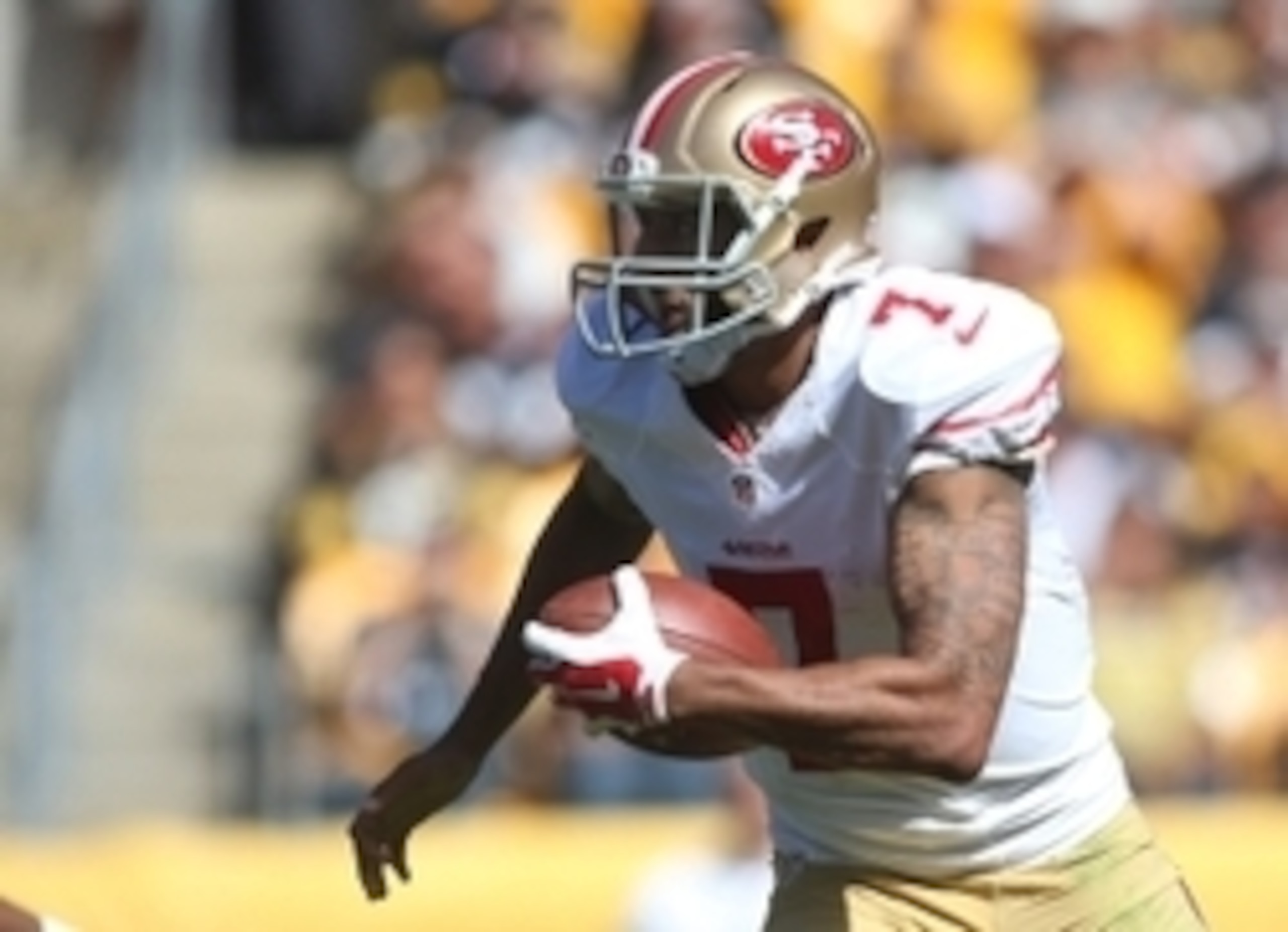 Kaepernick surpassed 300 passing yards and a plus-100 passer rating against the Steelers defense.
