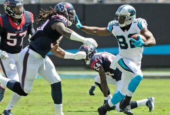 Jerricho Cotchery returned after being carted off the field.