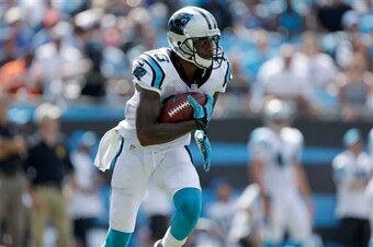 Ted Ginn recovered from an early drop to have a productive day.