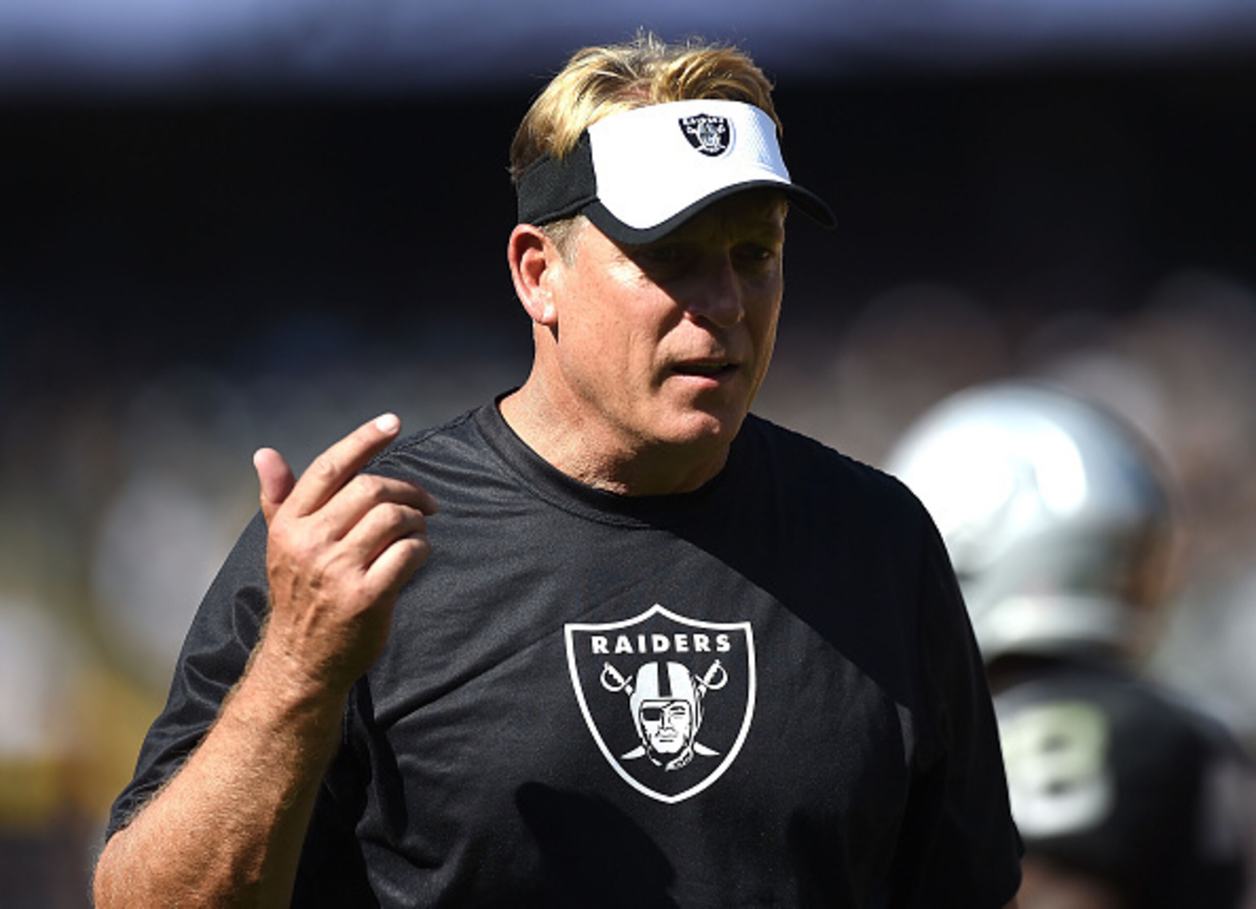 Head coach Jack Del Rio