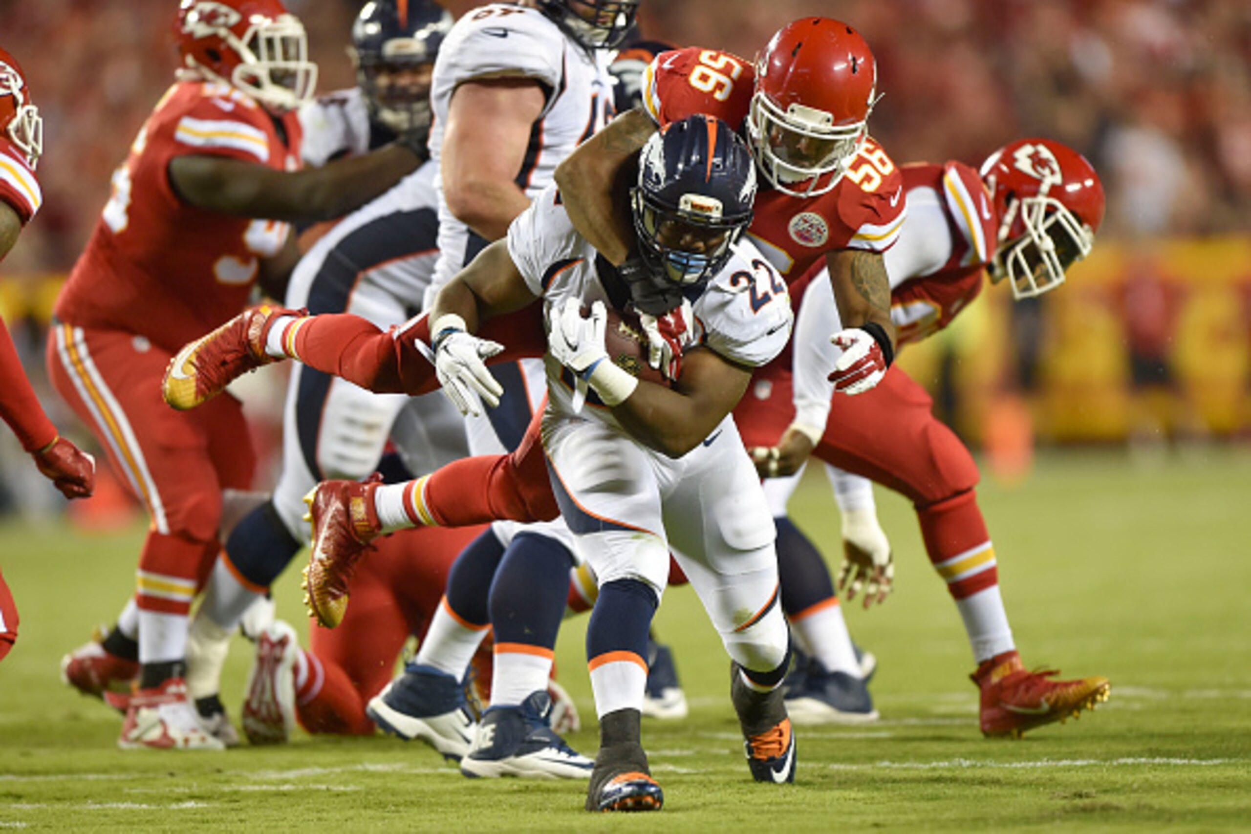 Anderson and the Broncos running game failed to find a rhythm through two games.