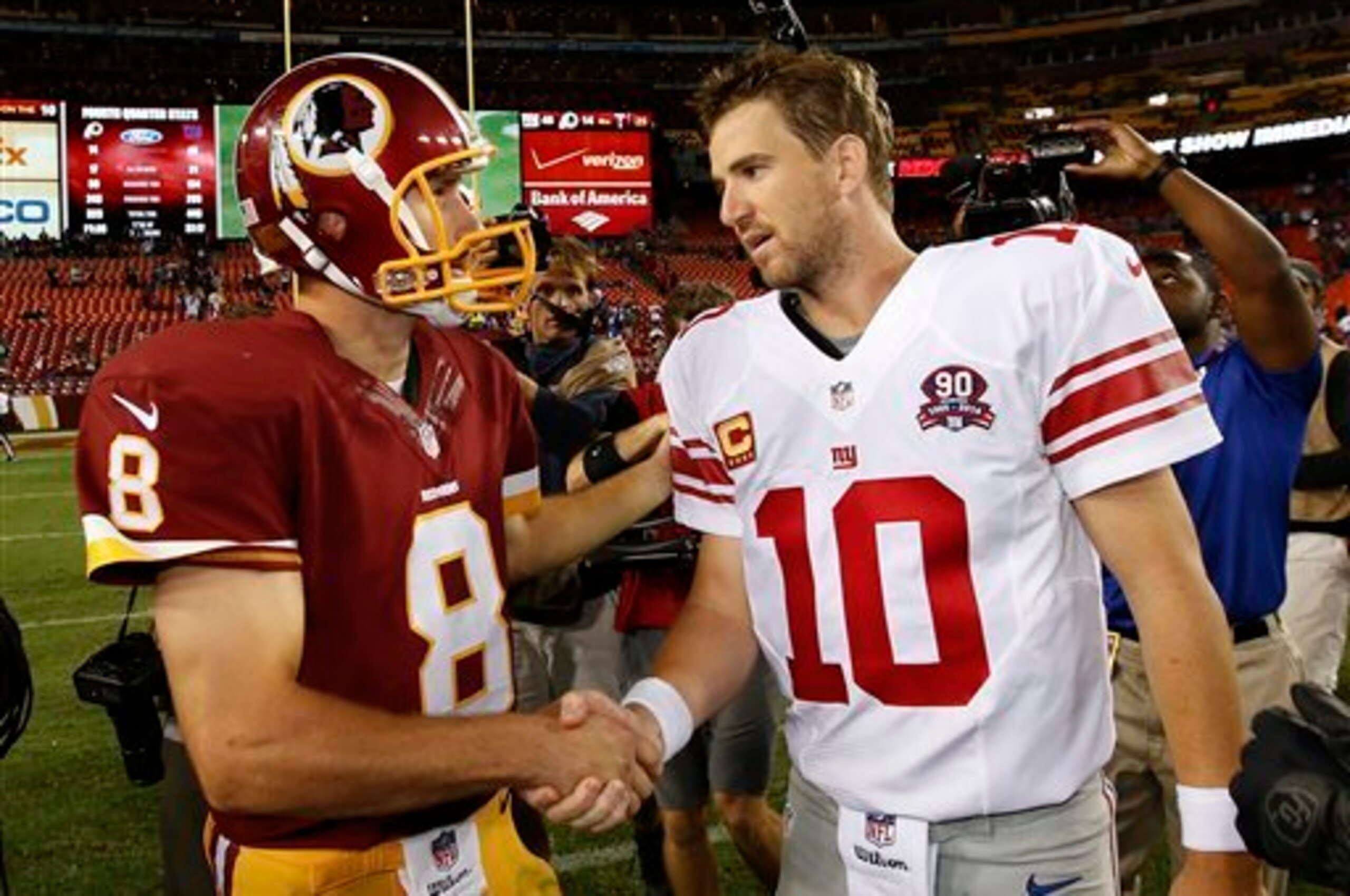 Manning will get the better of Cousins on Thursday night.