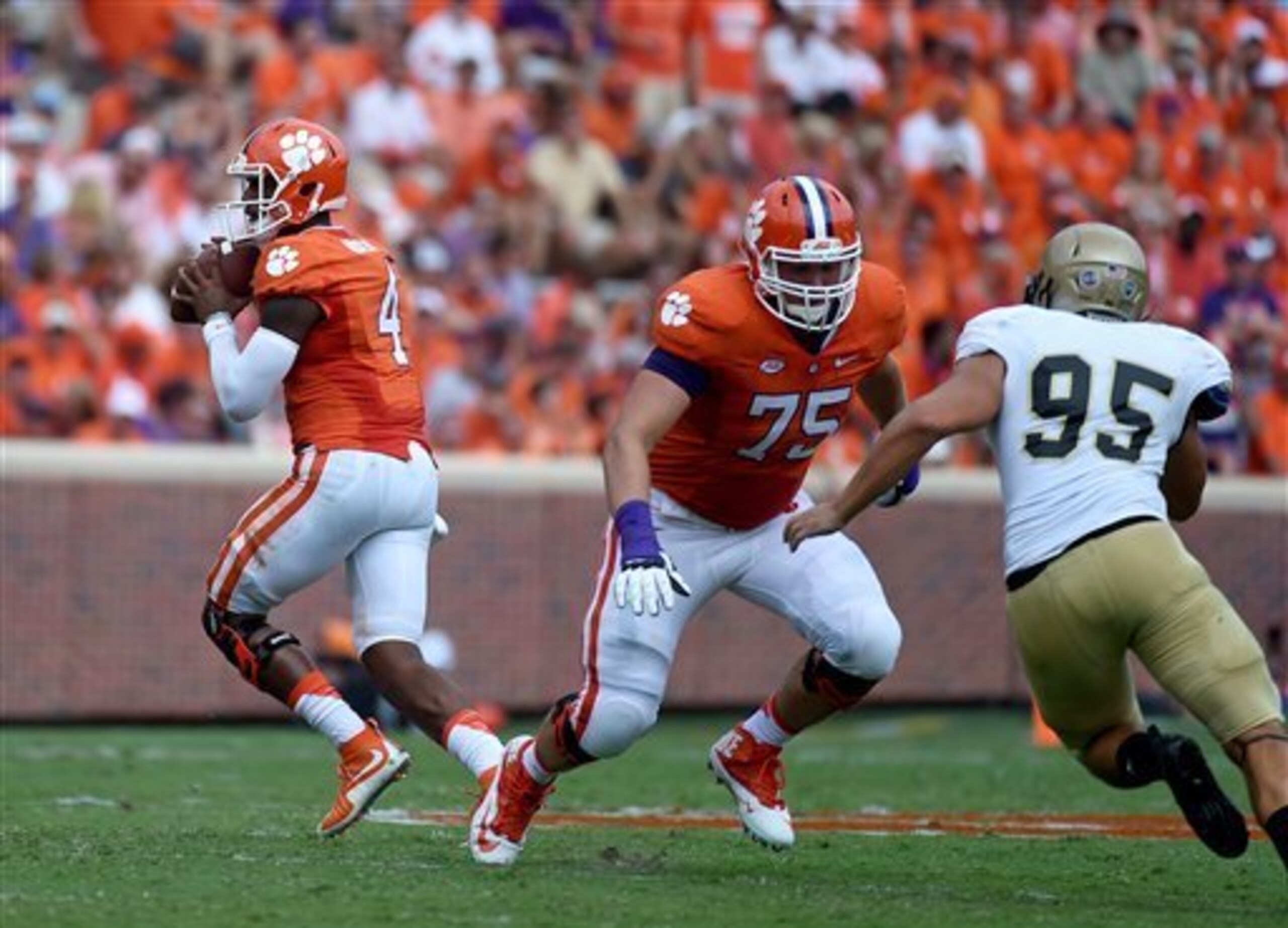Clemson's offensive line must protect starting quarterback Deshaun Watson better this fall.
