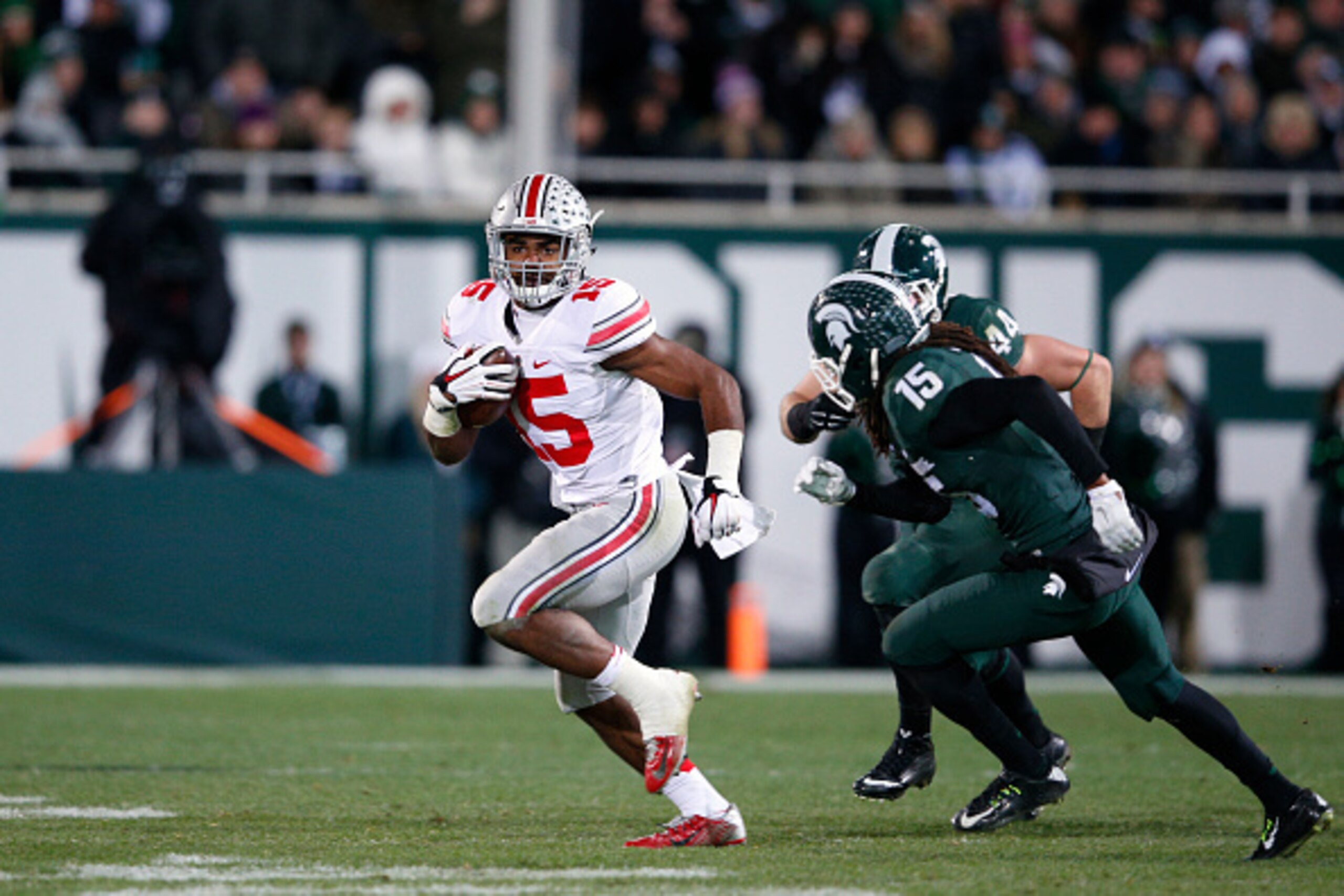Ohio State RB Ezekiel Elliott (left)