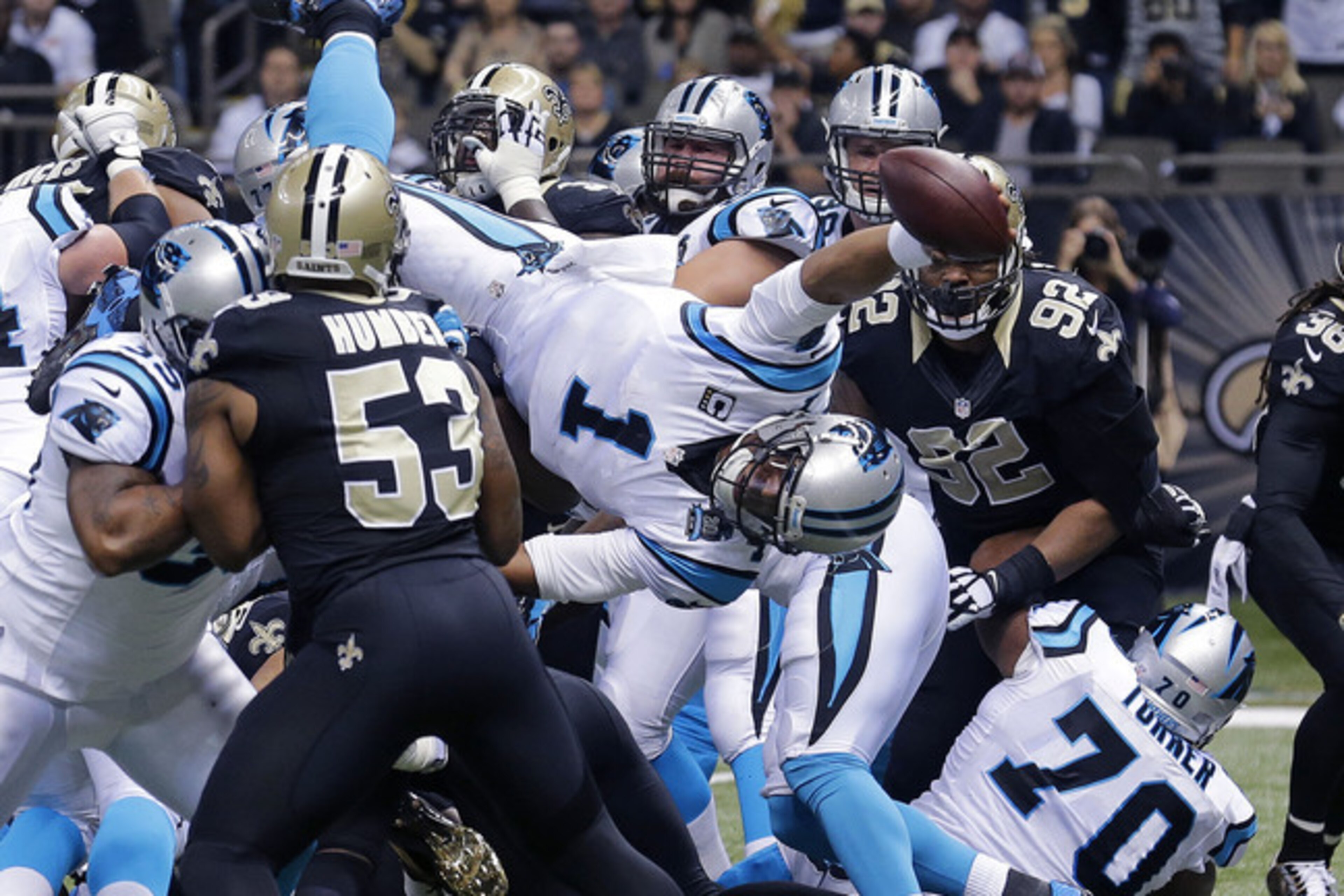 Cam Newton and the Panthers dive headfirst into a matchup with the Saints.