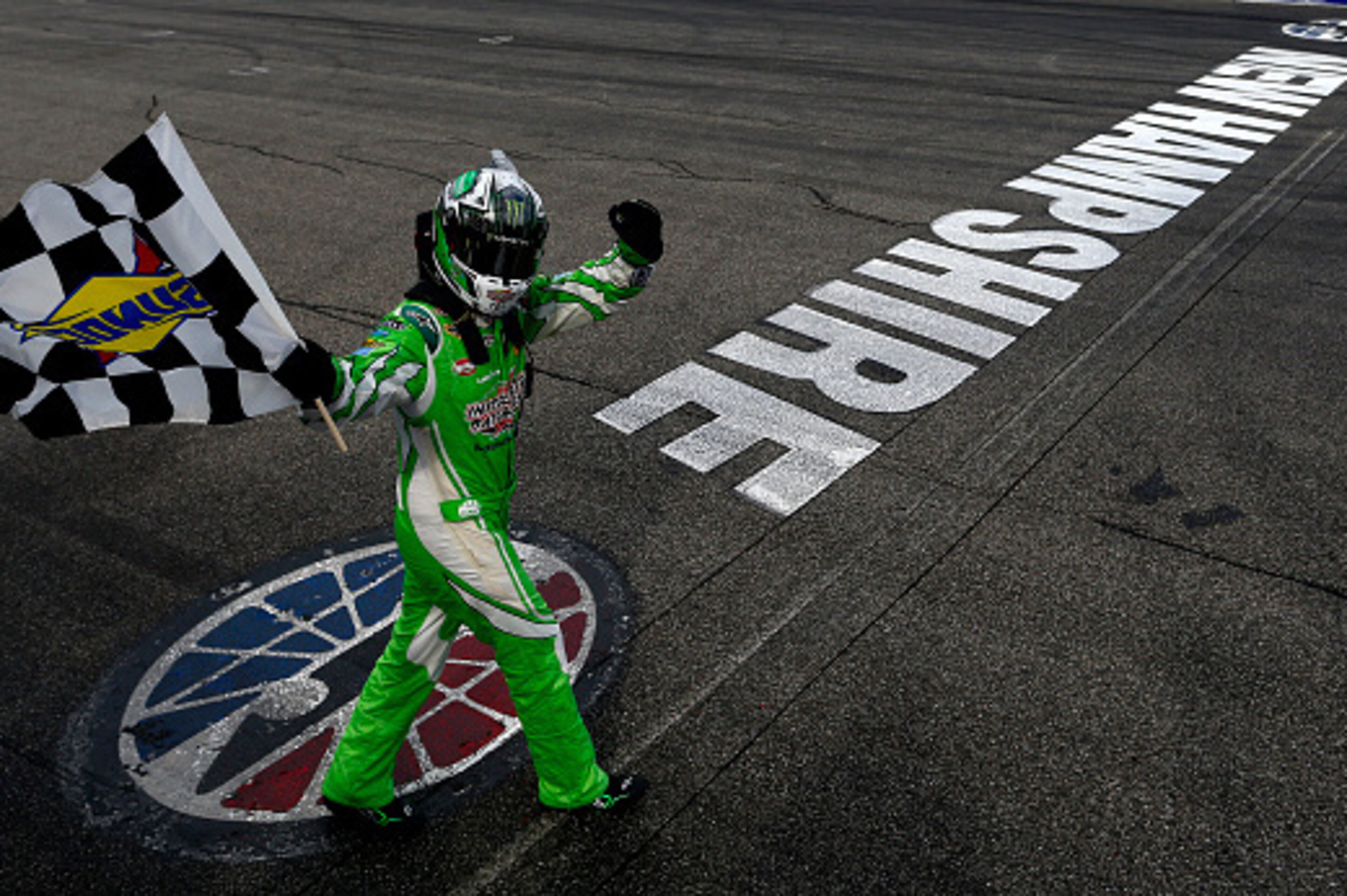 Kyle Busch won at New Hampshire in July. Kyle Busch won at New Hampshire in July.