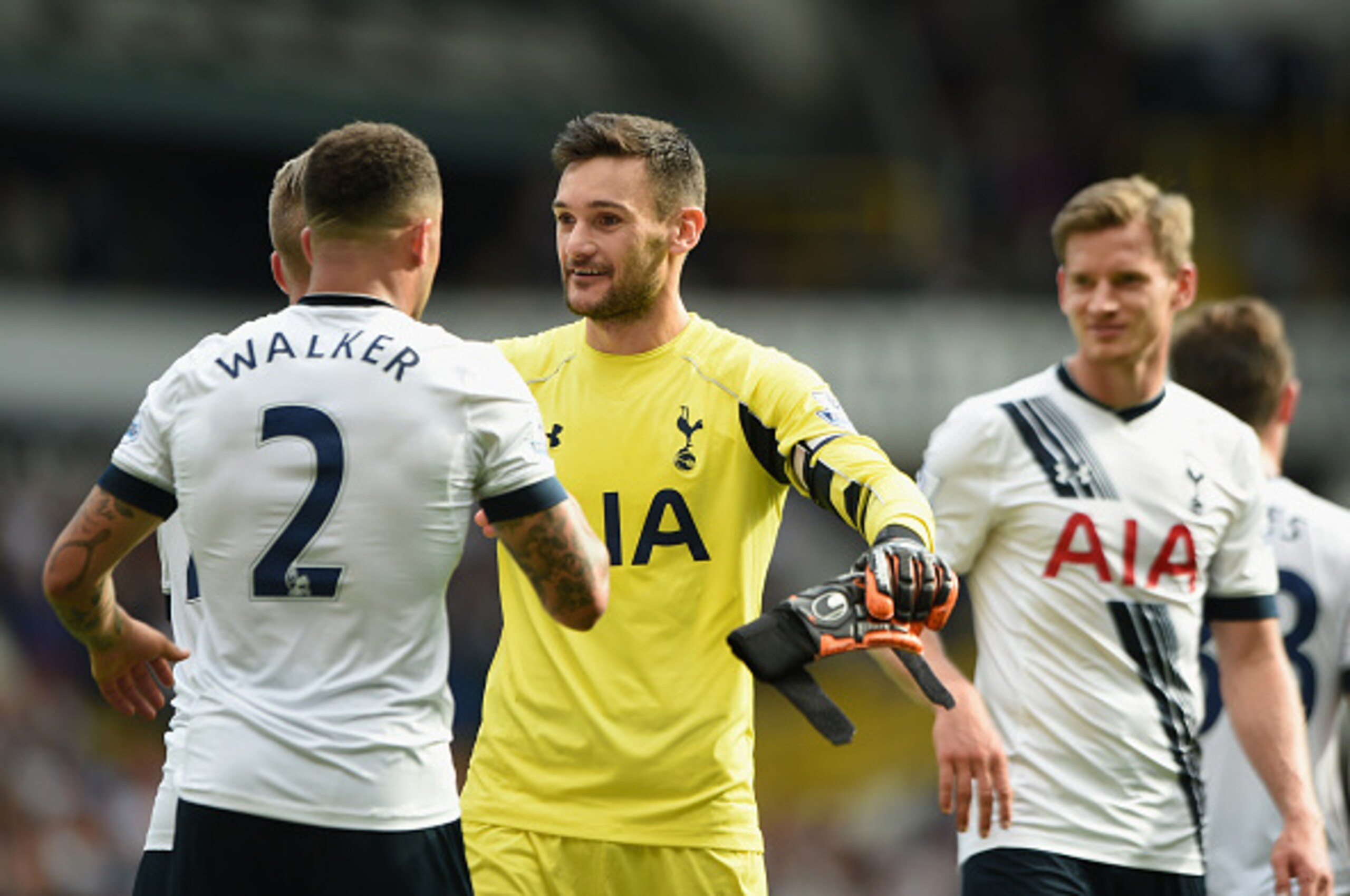 Tottenham Hotspur players celebrate their impressive 4-1 win over Manchester City. Who among these will make the list of their best players for September?