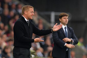 Garry Monk is still without a win over Tottenham Hotspur after Mauricio Pochettino's men held his side to a 2-2 draw.
