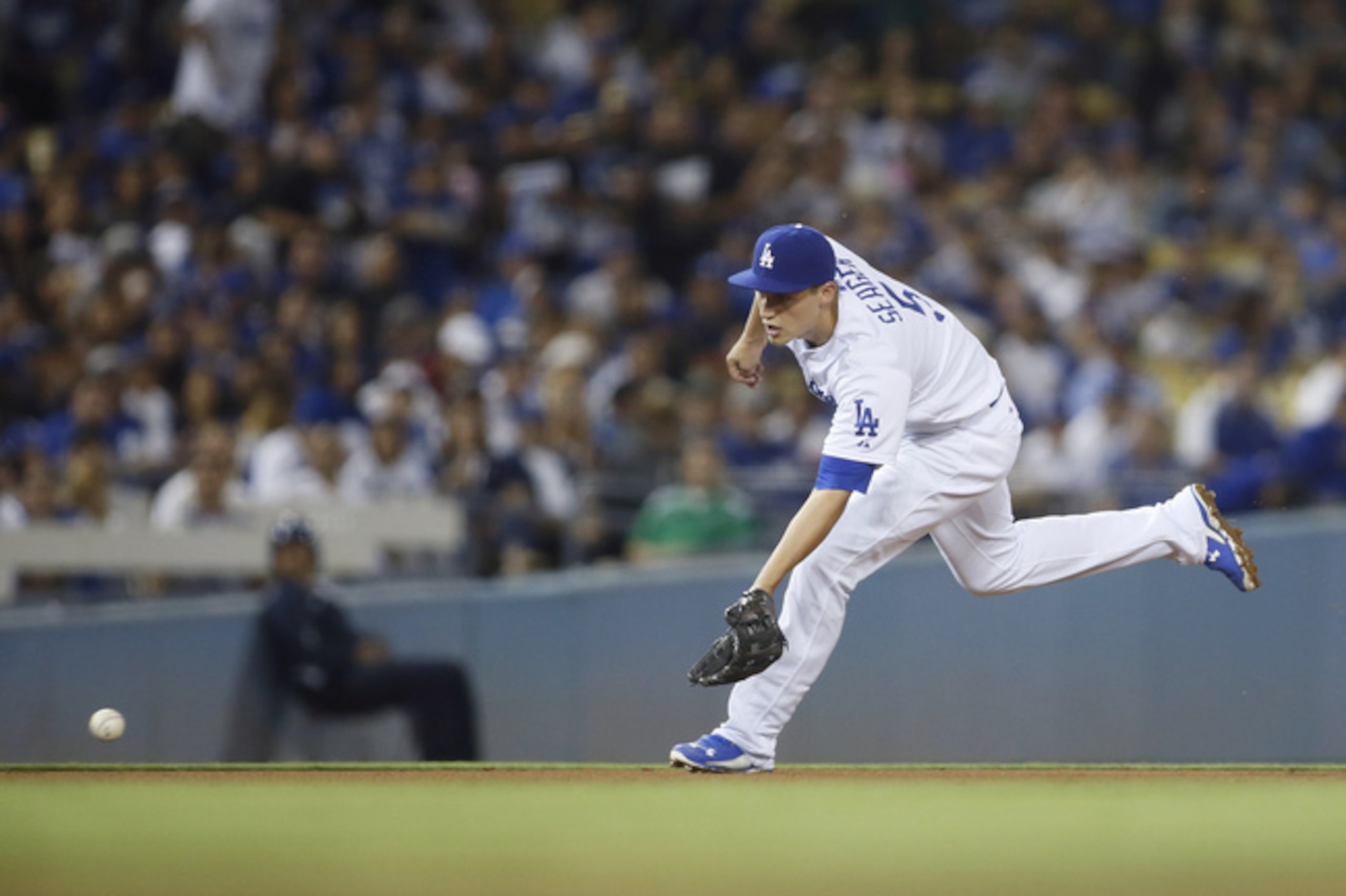 Corey Seager has barged his way into the Los Angeles Dodgers' postseason plans.