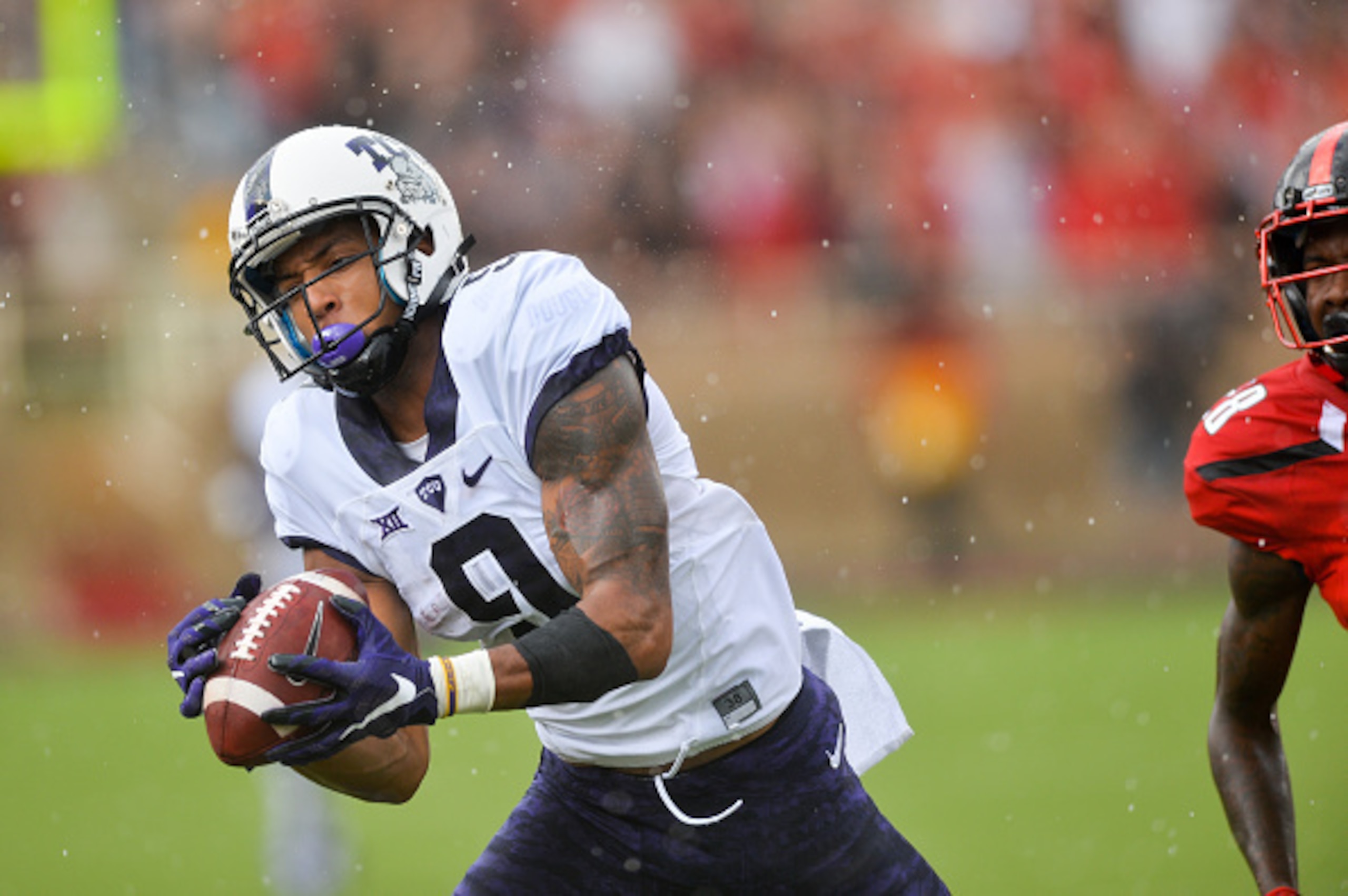 TCU WR Josh Doctson (left) TCU WR Josh Doctson (left)