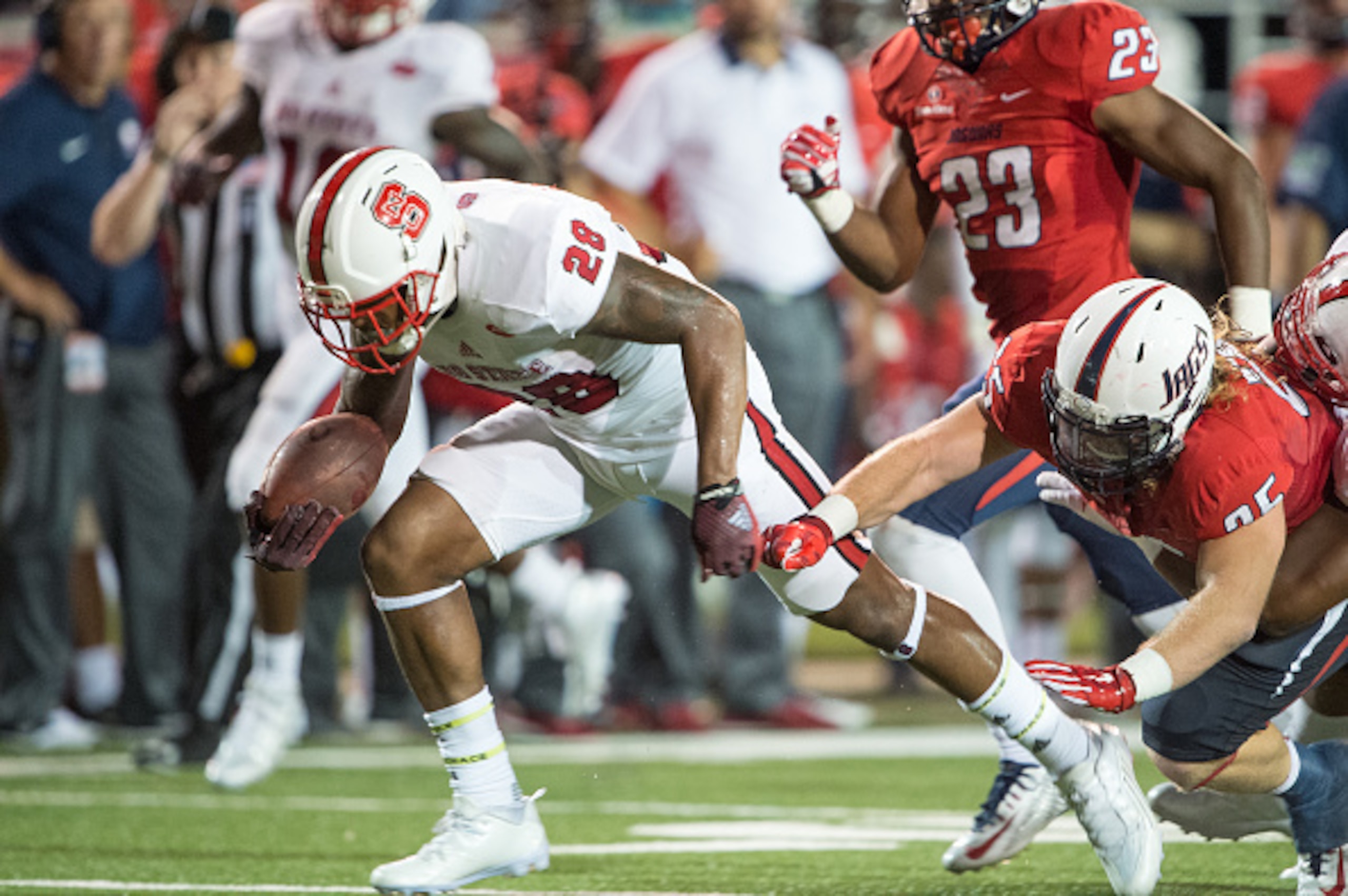 NC State TE Jaylen Samuels NC State TE Jaylen Samuels