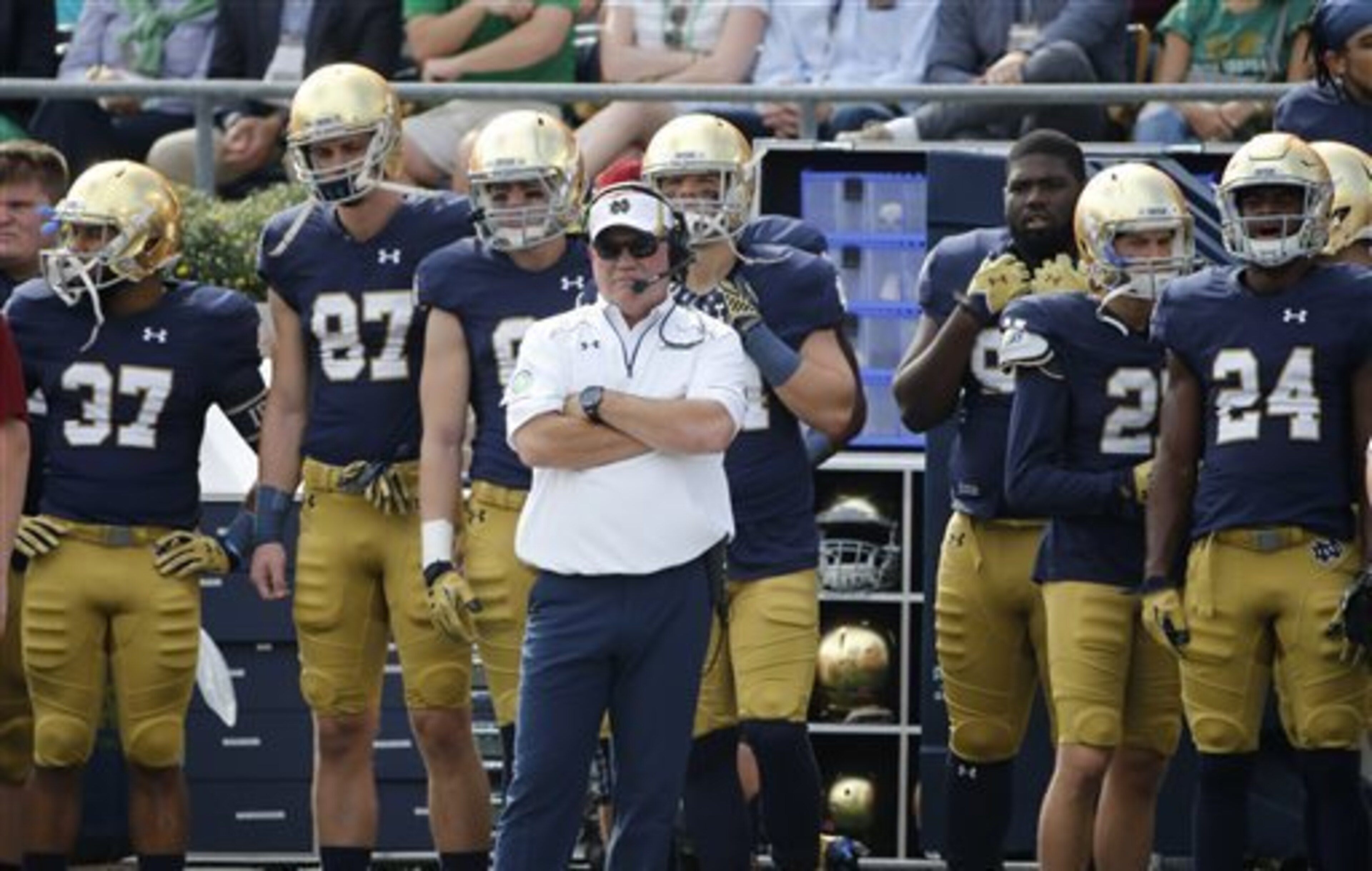 Notre Dame HC Brian Kelly Notre Dame HC Brian Kelly