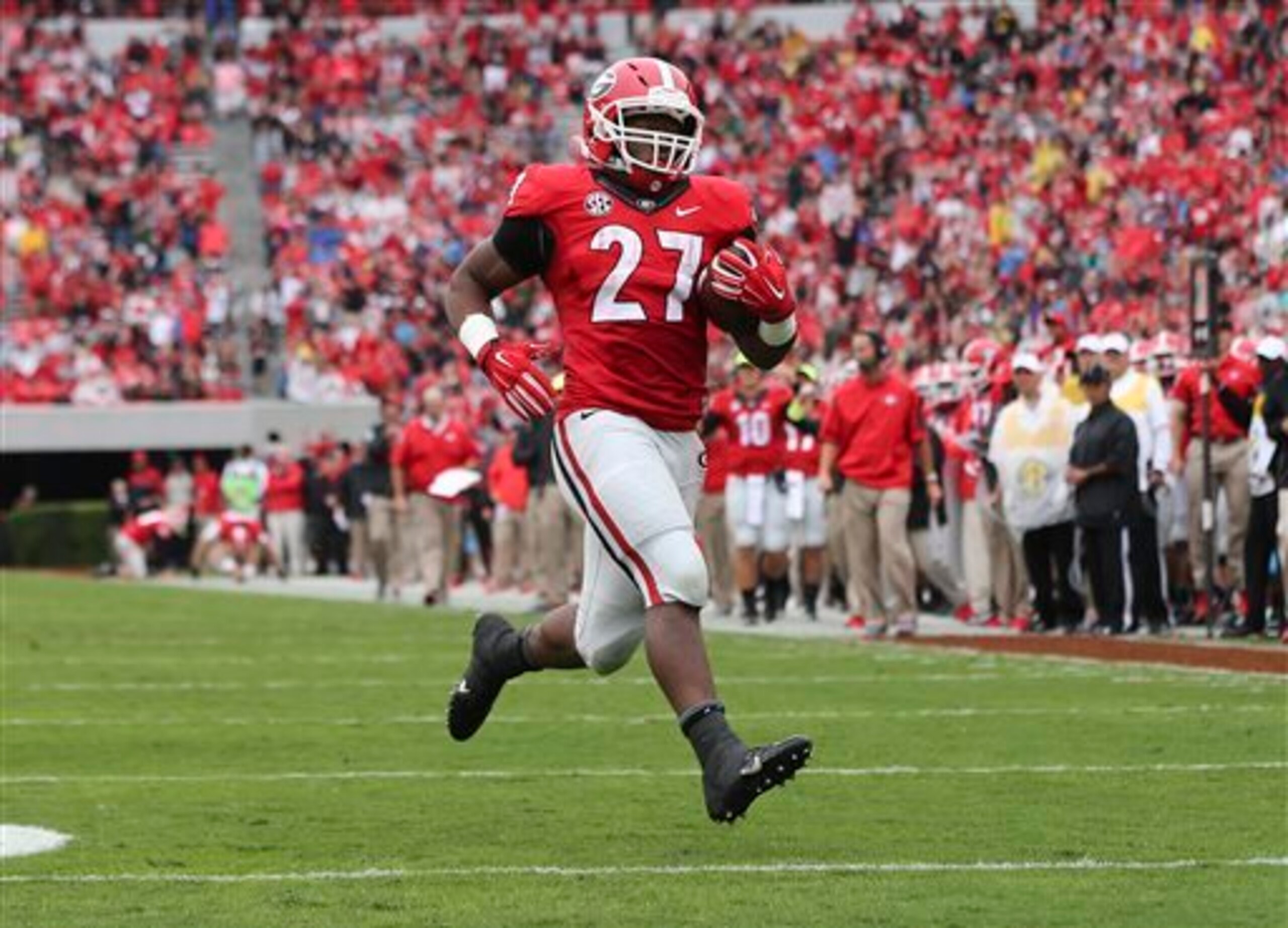 Georgia RB Nick Chubb Georgia RB Nick Chubb