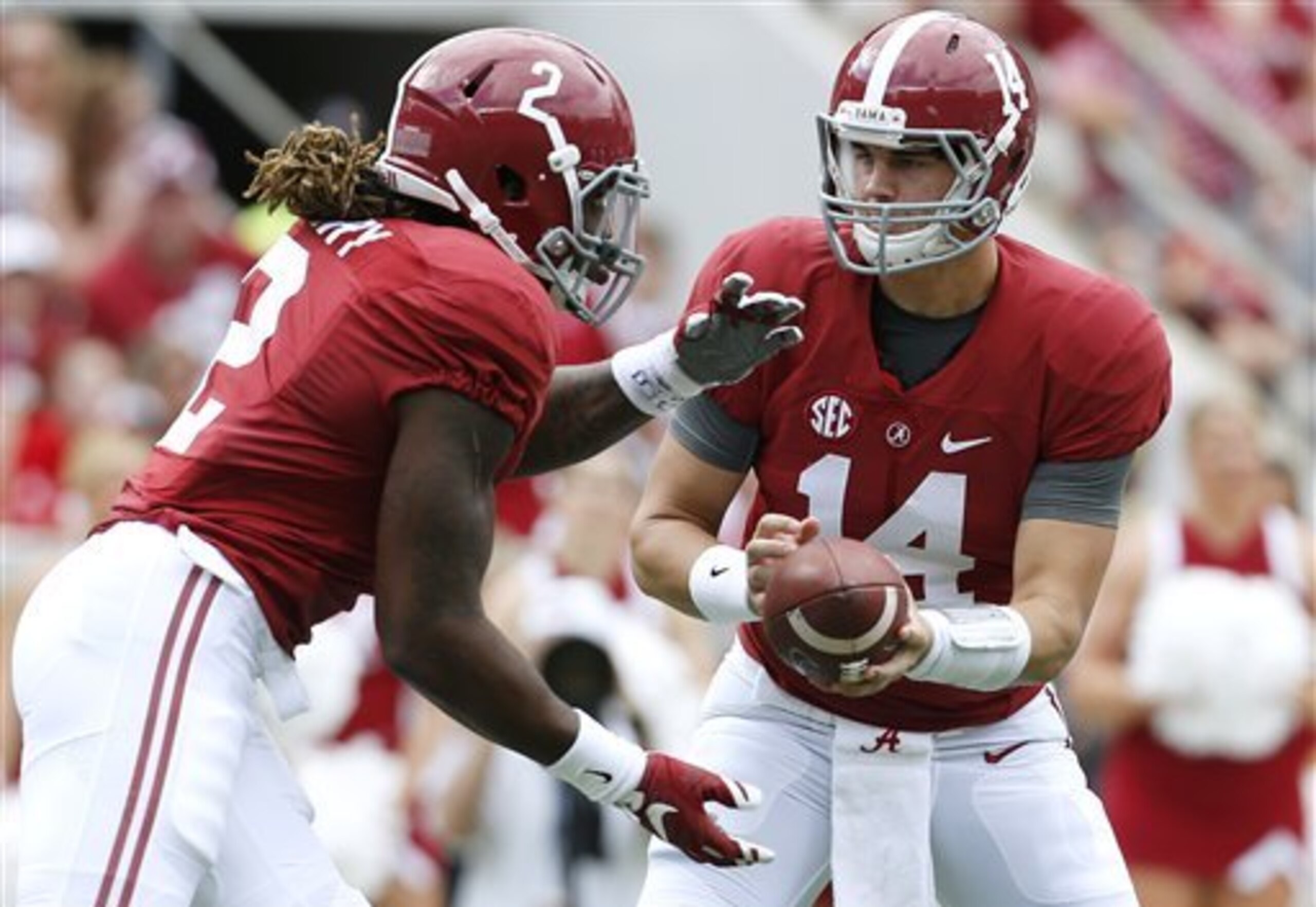 Jake Coker hasn't established himself as Alabama's quarterback.