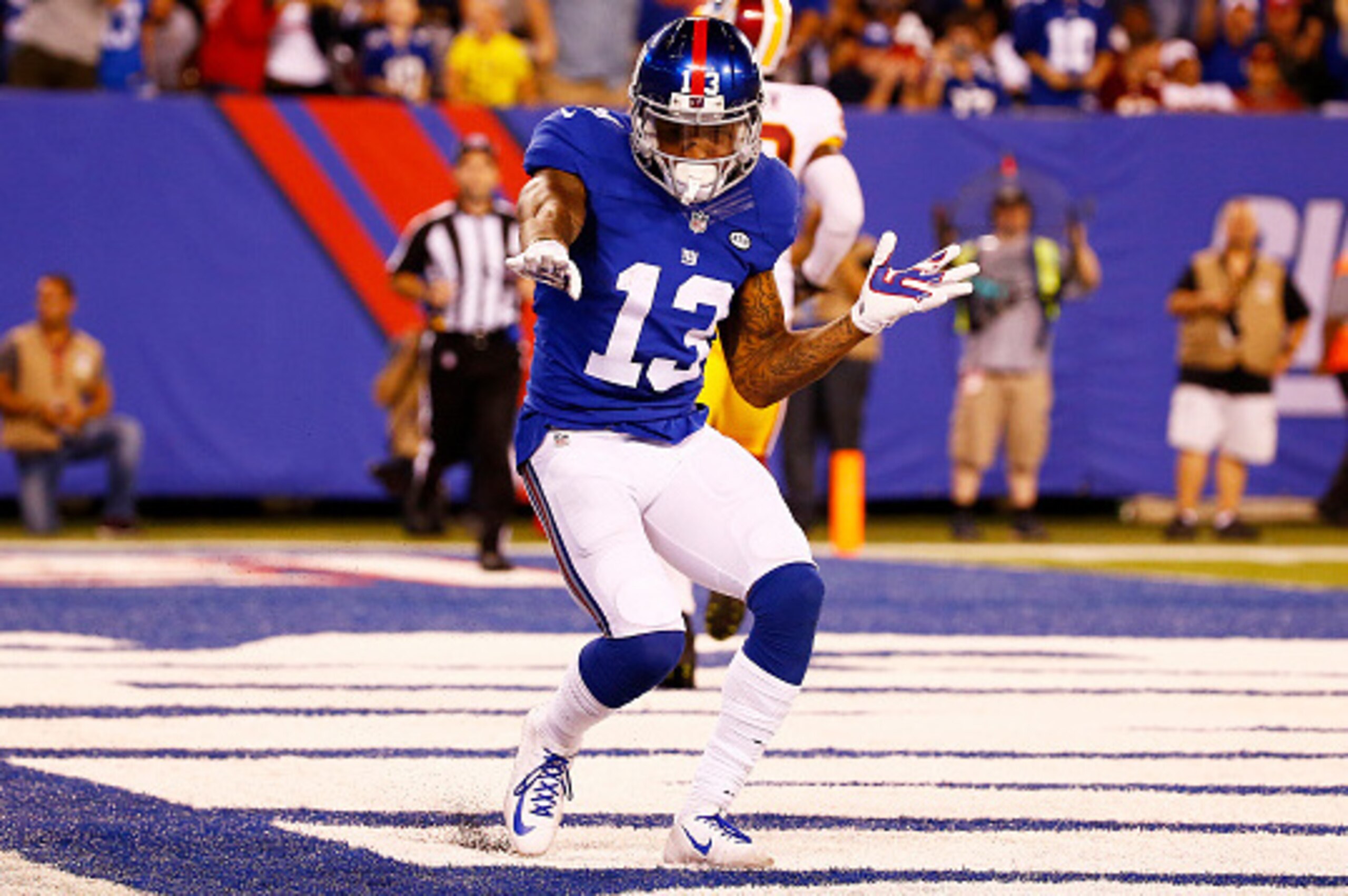 Will Odell Beckham Jr. be celebrating this Sunday?
