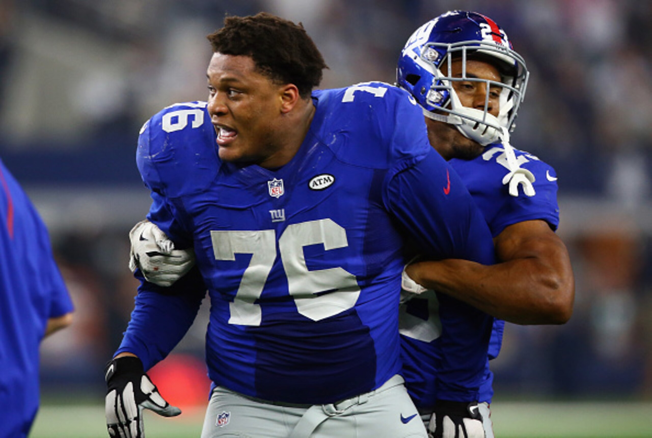 The Giants could use Ereck Flowers against Buffalo's front seven.