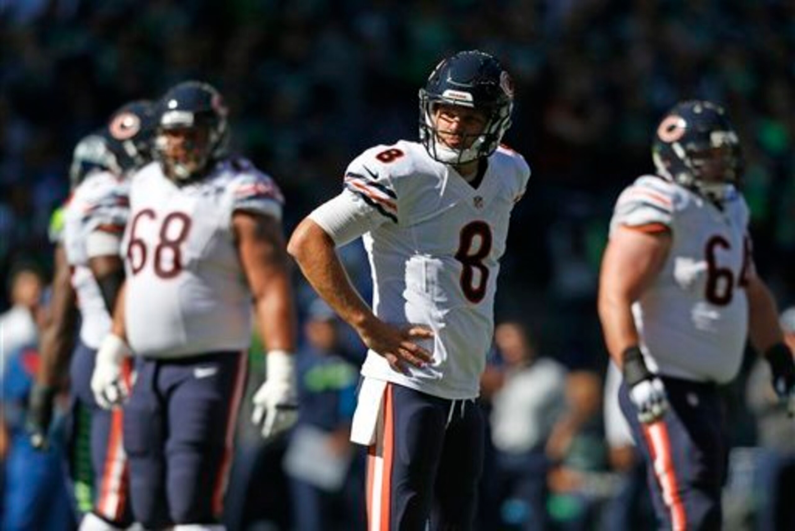 QB Jimmy Clausen's stock is falling after a poor performance in Week 3 against the Seattle Seahawks.