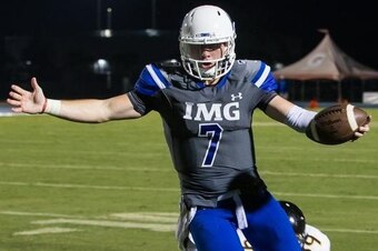 Ole Miss QB commit Shea Patterson is off to a strong start at IMG Academy.
