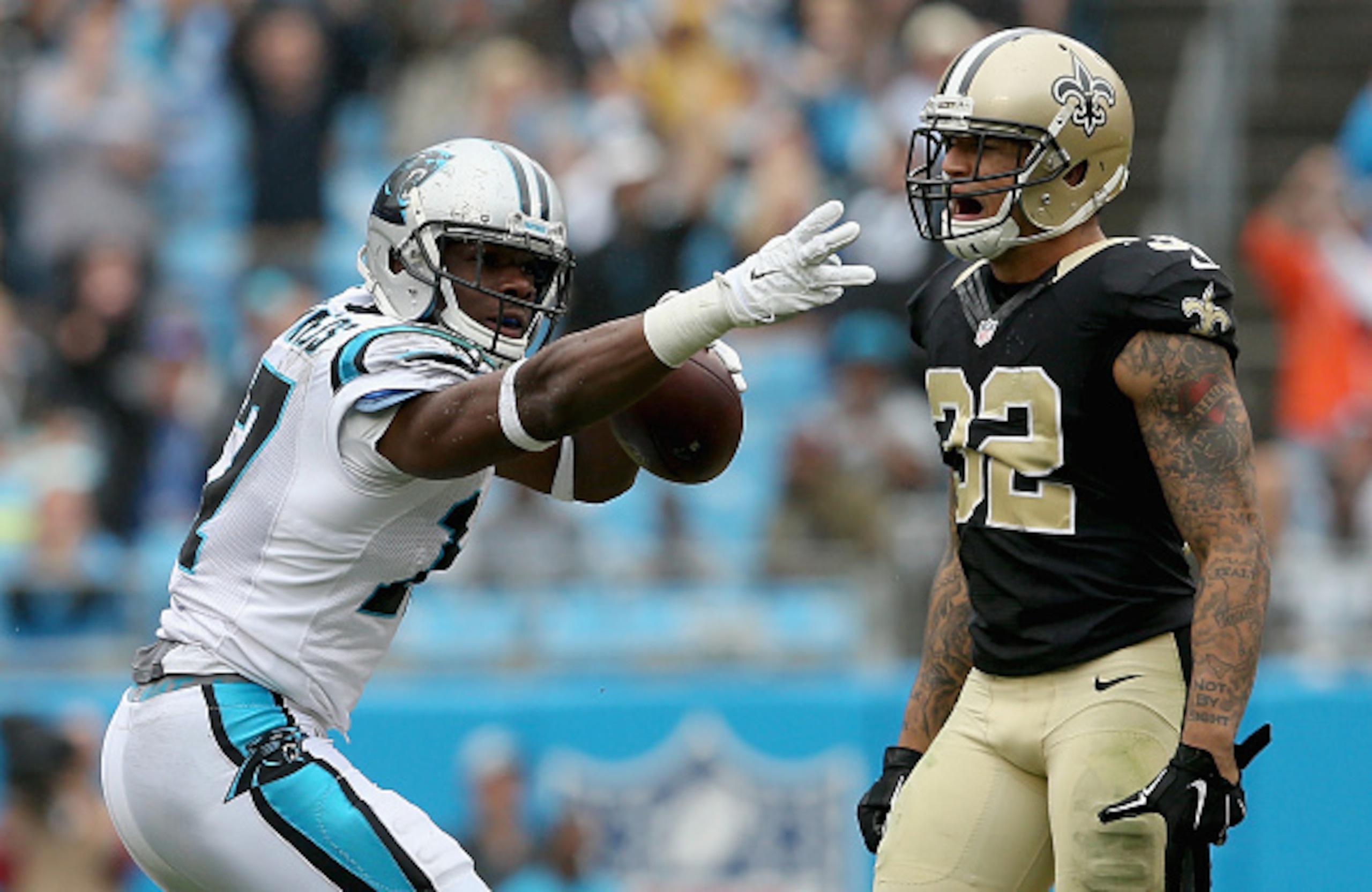 The Panthers sent the Saints to the bottom of the division.