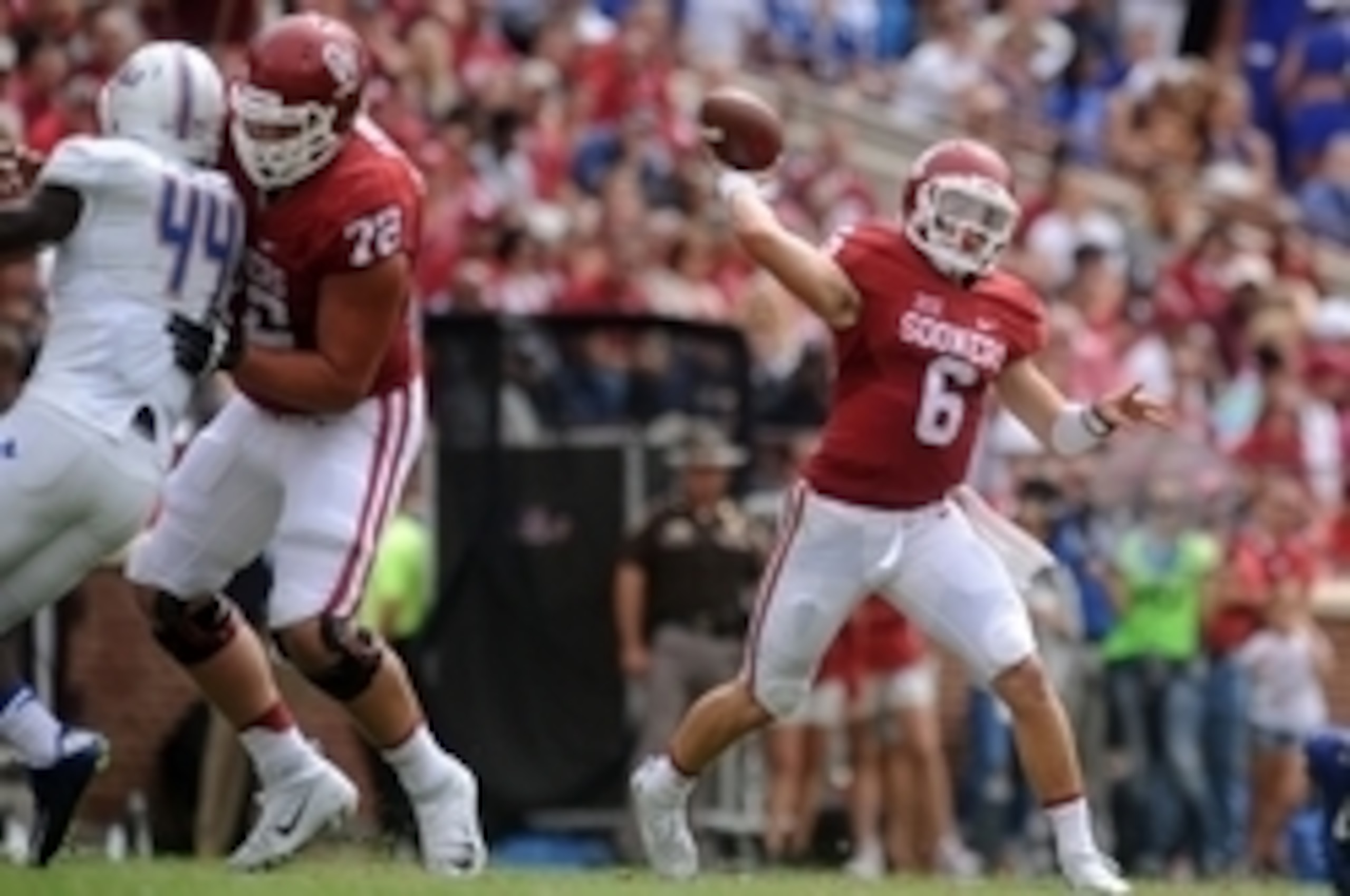 Baker Mayfield has been just what Oklahoma needed at quarterback. Baker Mayfield has been just what Oklahoma needed at quarterback.