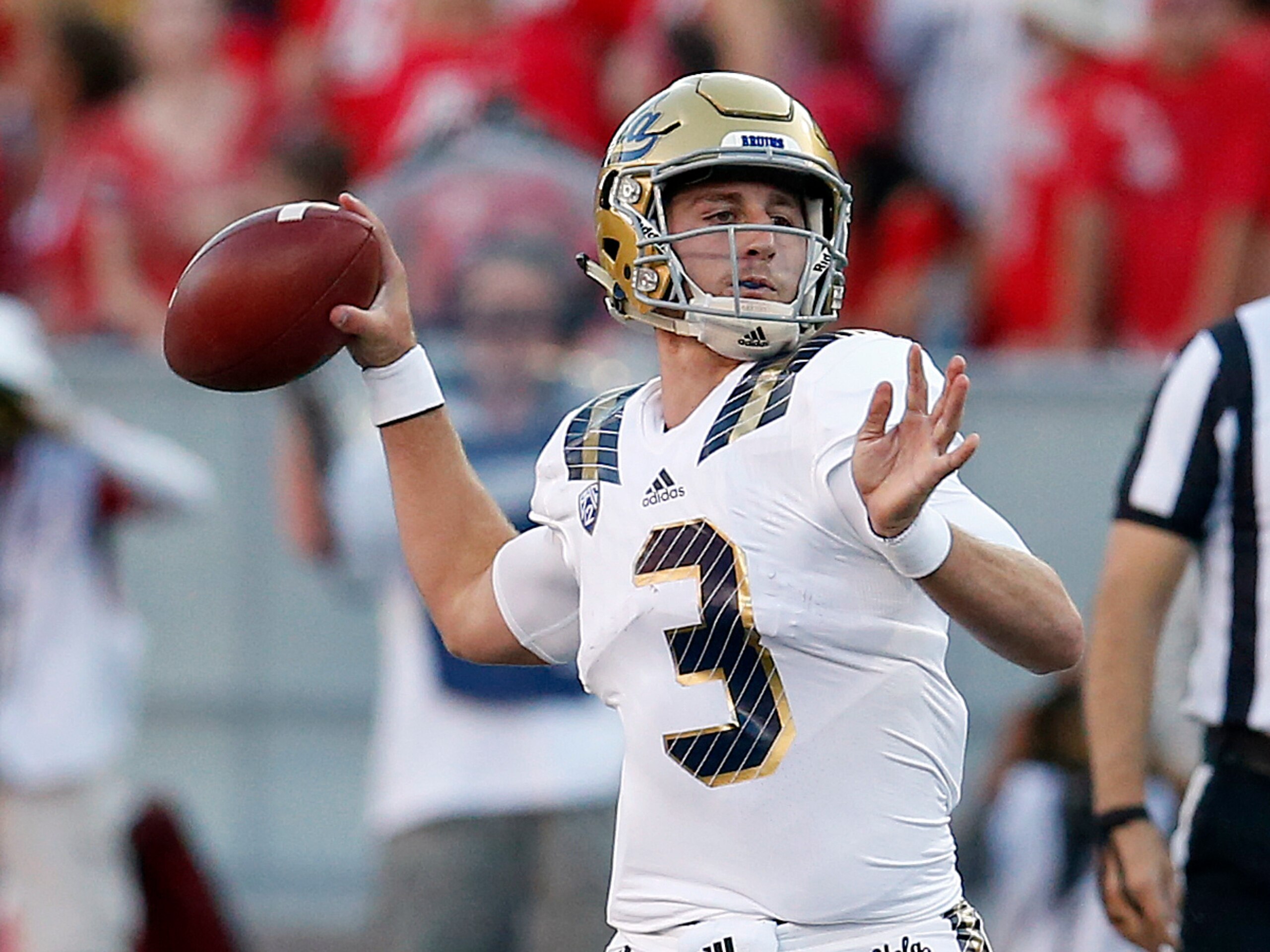 Josh Rosen has fit in quite well with UCLA's offense. Josh Rosen has fit in quite well with UCLA's offense.
