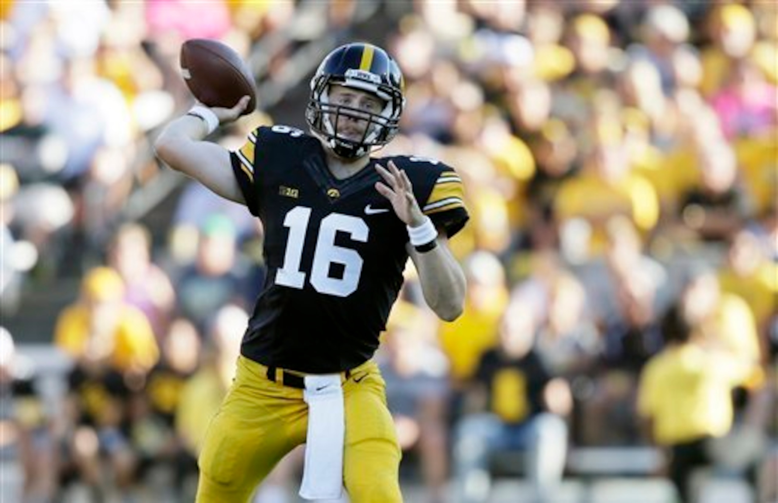 C.J. Beathard has injected excitement into Iowa's offense. C.J. Beathard has injected excitement into Iowa's offense.