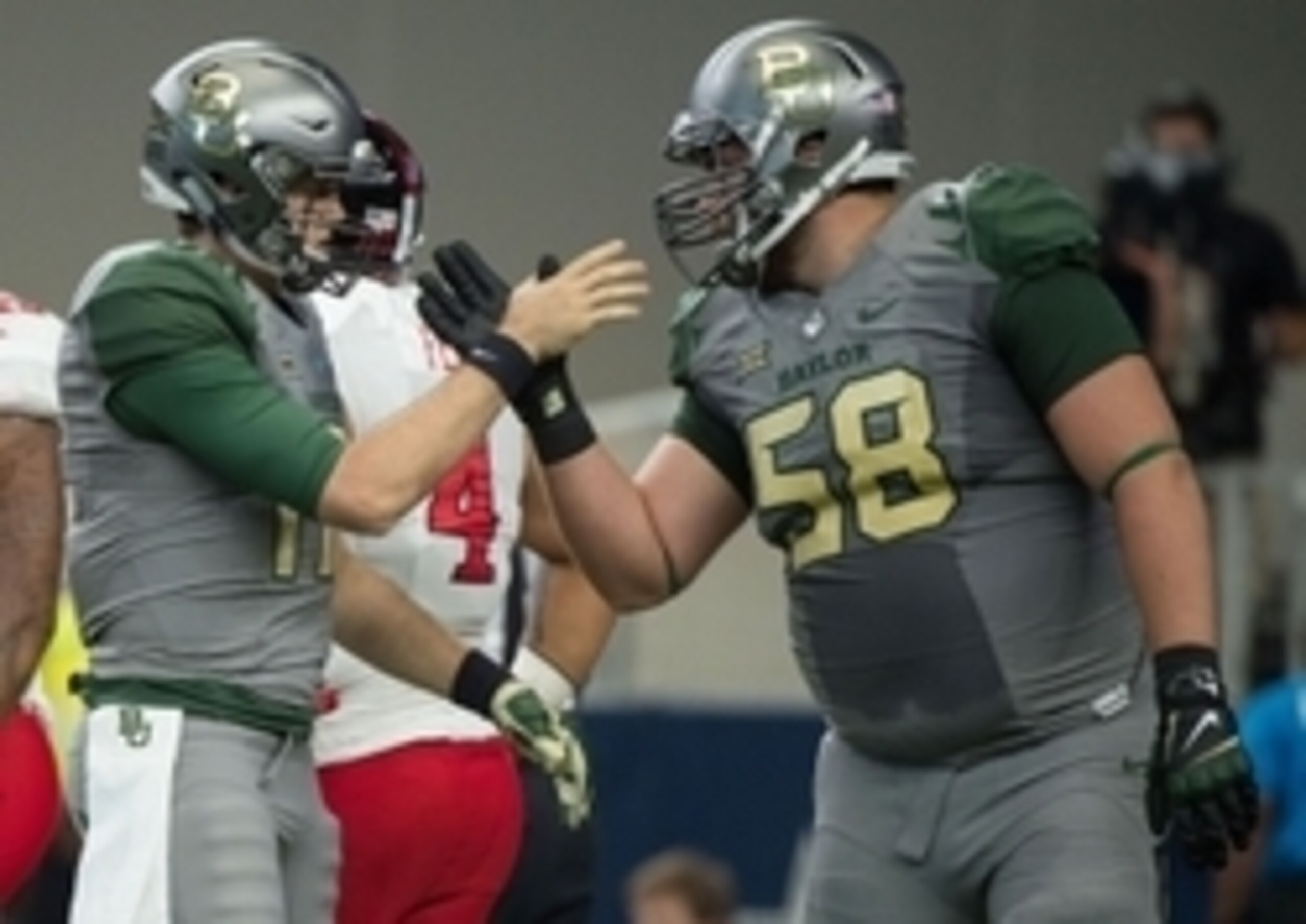 Baylor OT Spencer Drango (right) Baylor OT Spencer Drango (right)