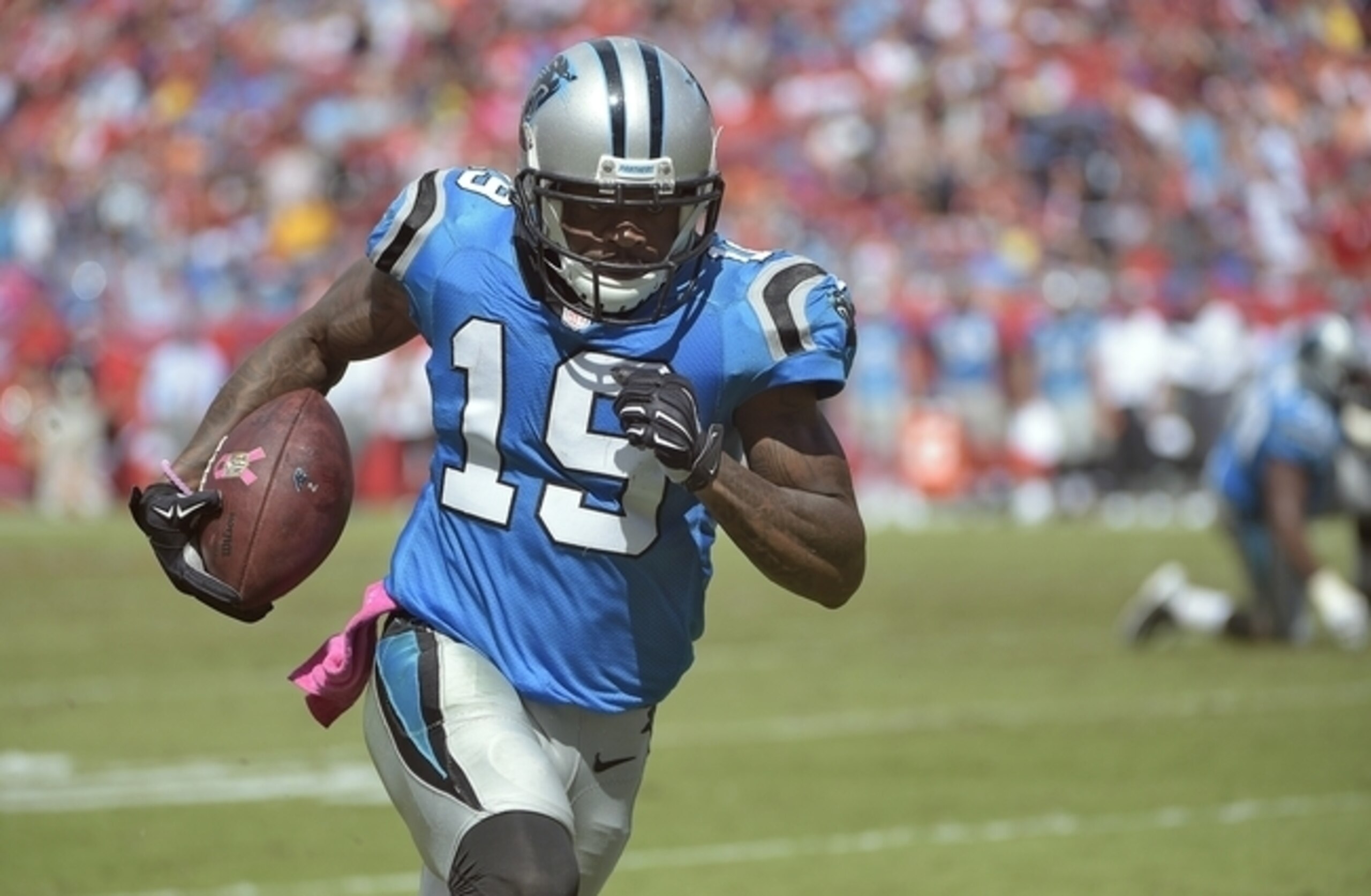 Ted Ginn had a couple of touchdown receptions.