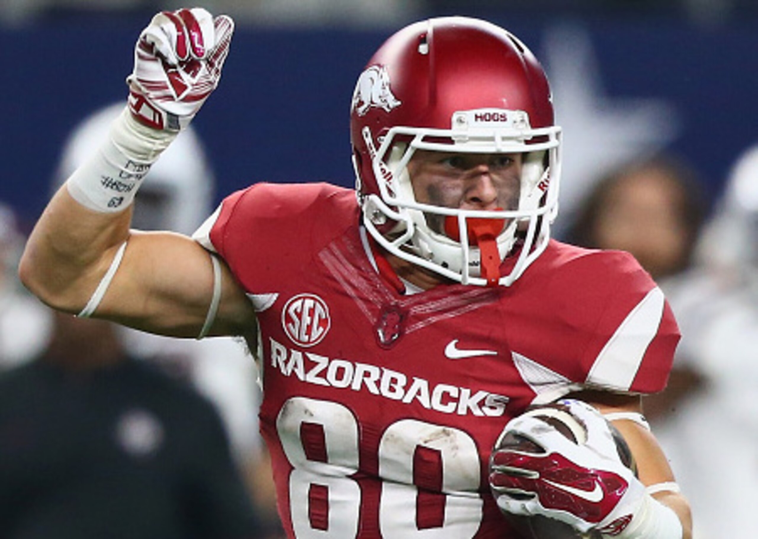 Arkansas WR Drew Morgan