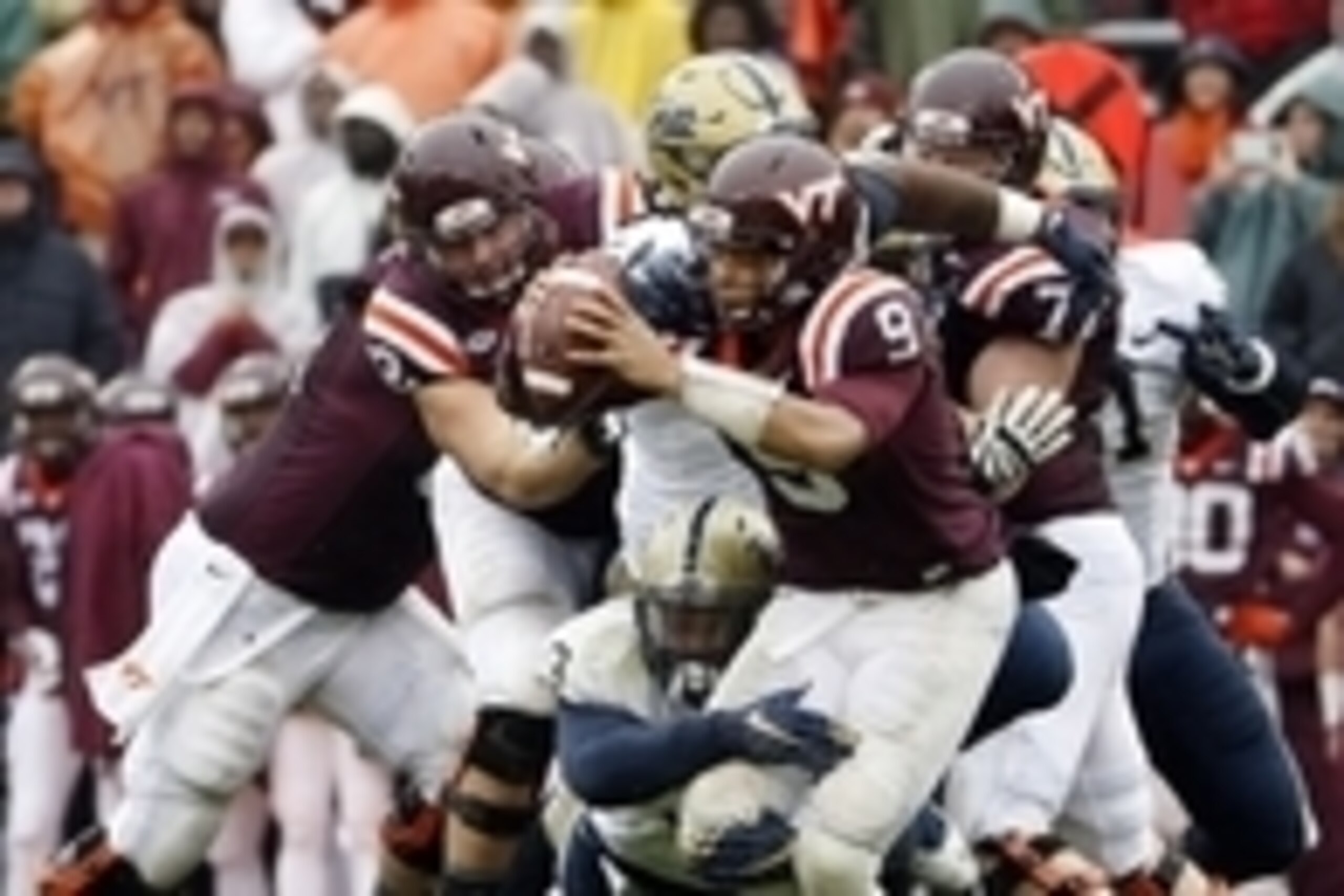 Virginia Tech quarterback Brenden Motley