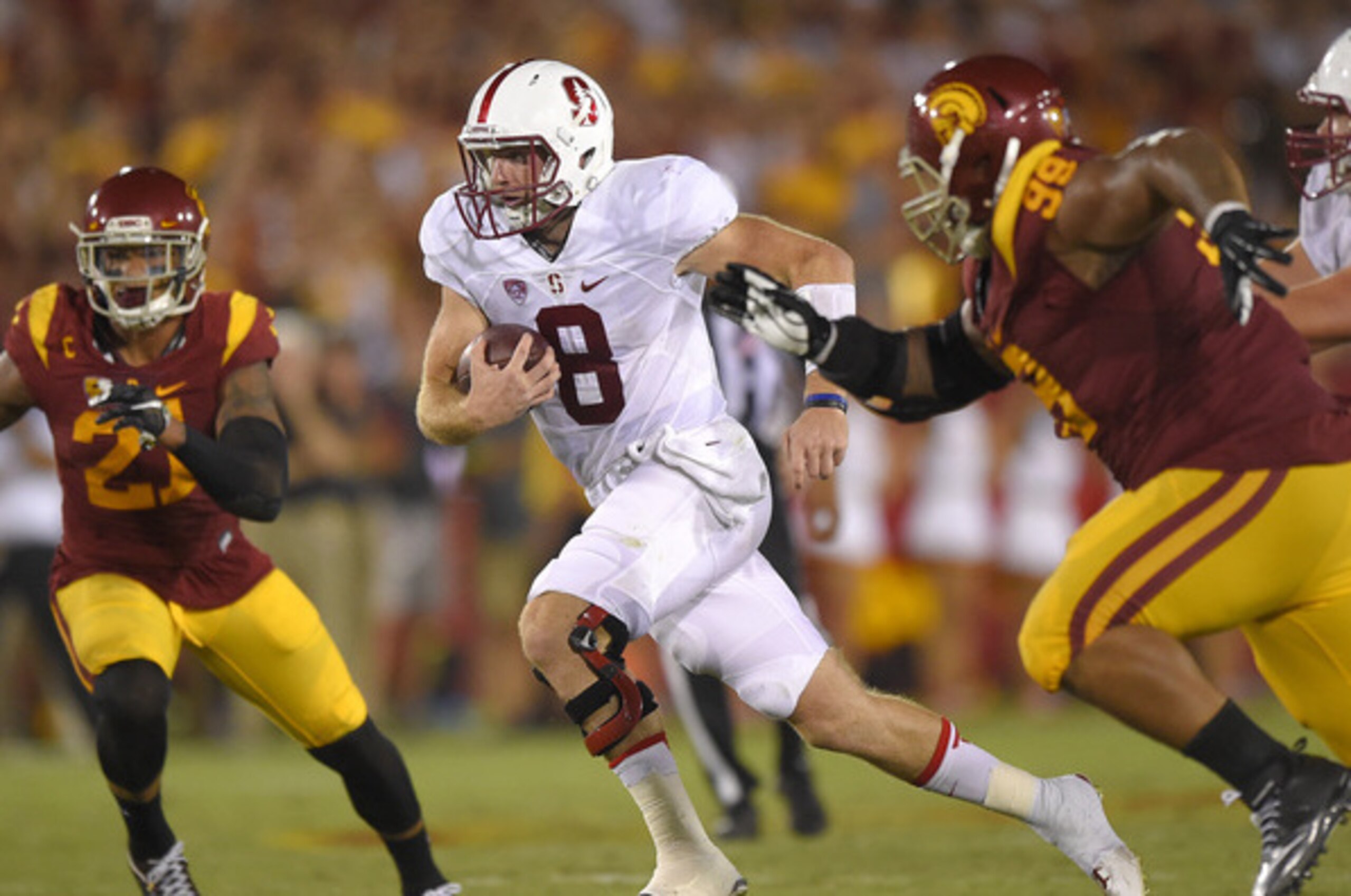 Stanford quarterback Kevin Hogan has played mostly lights-out in 2015, but the Cardinal and the rest of the Pac-12 is far from perfect.