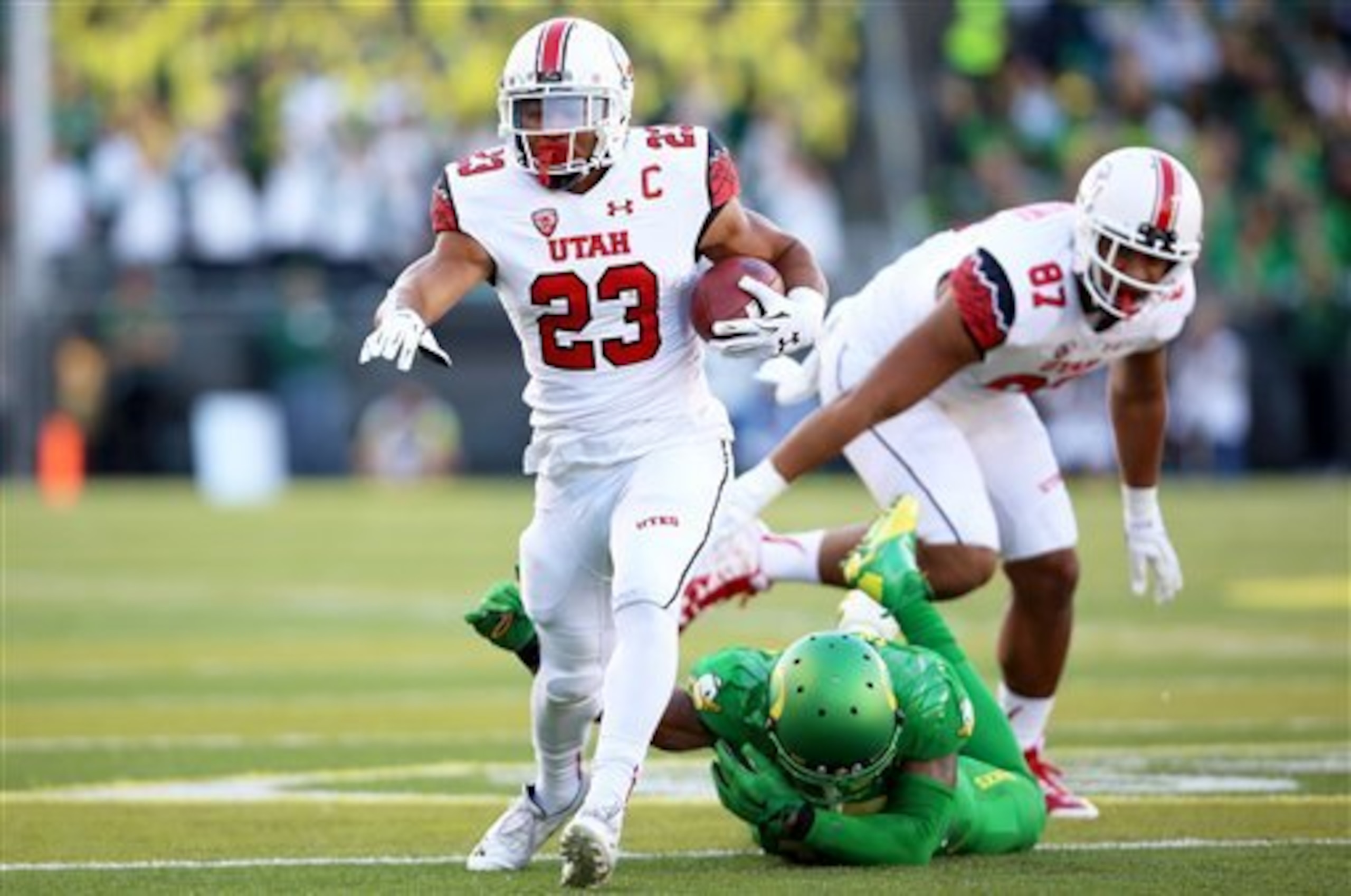 Tailback Devontae Booker and Utah are on track for a special season.