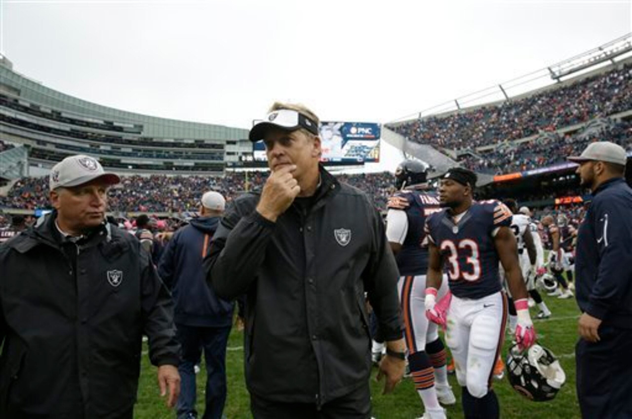 Raiders head coach Jack Del Rio