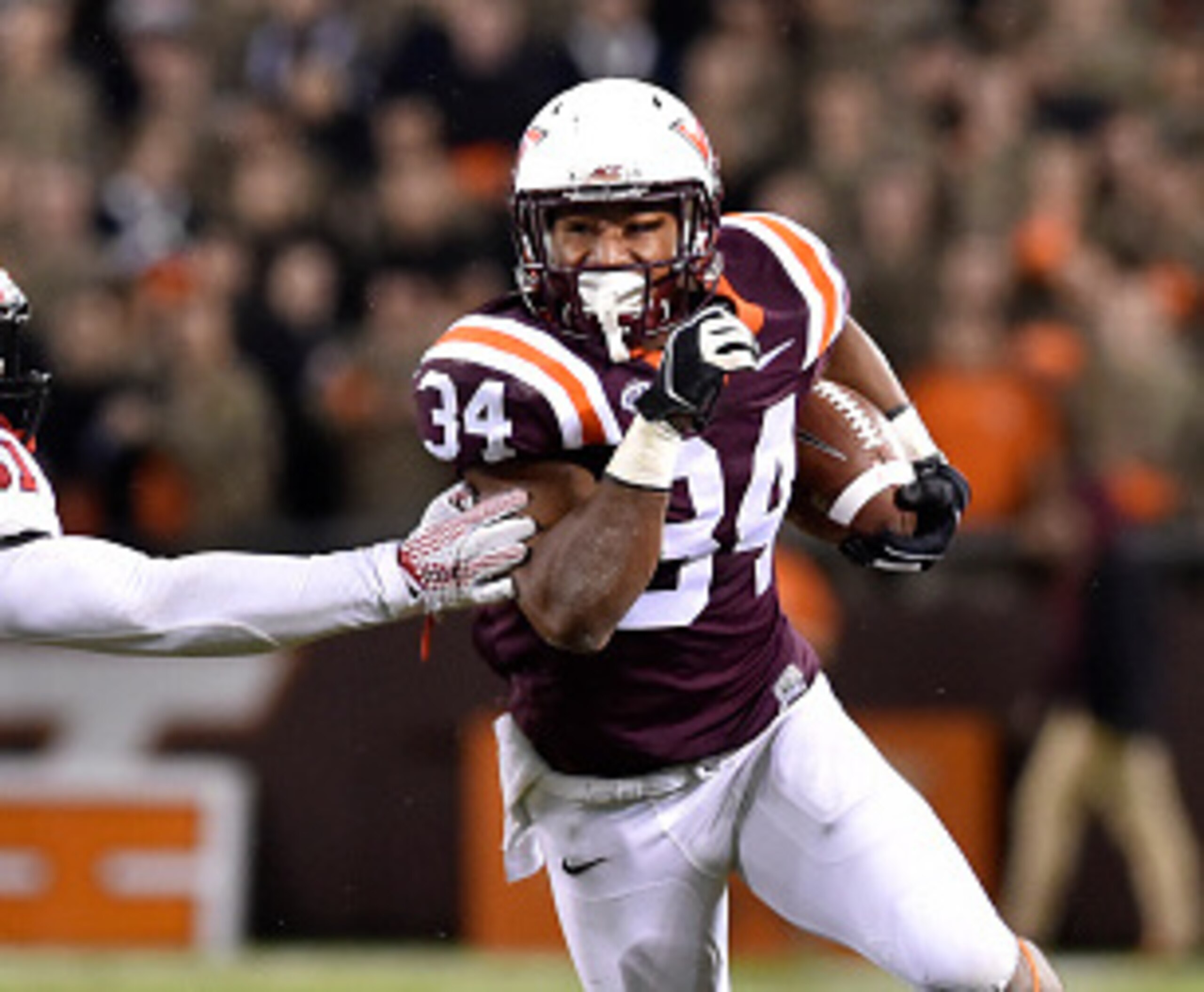 Virginia Tech running back Travon McMillian