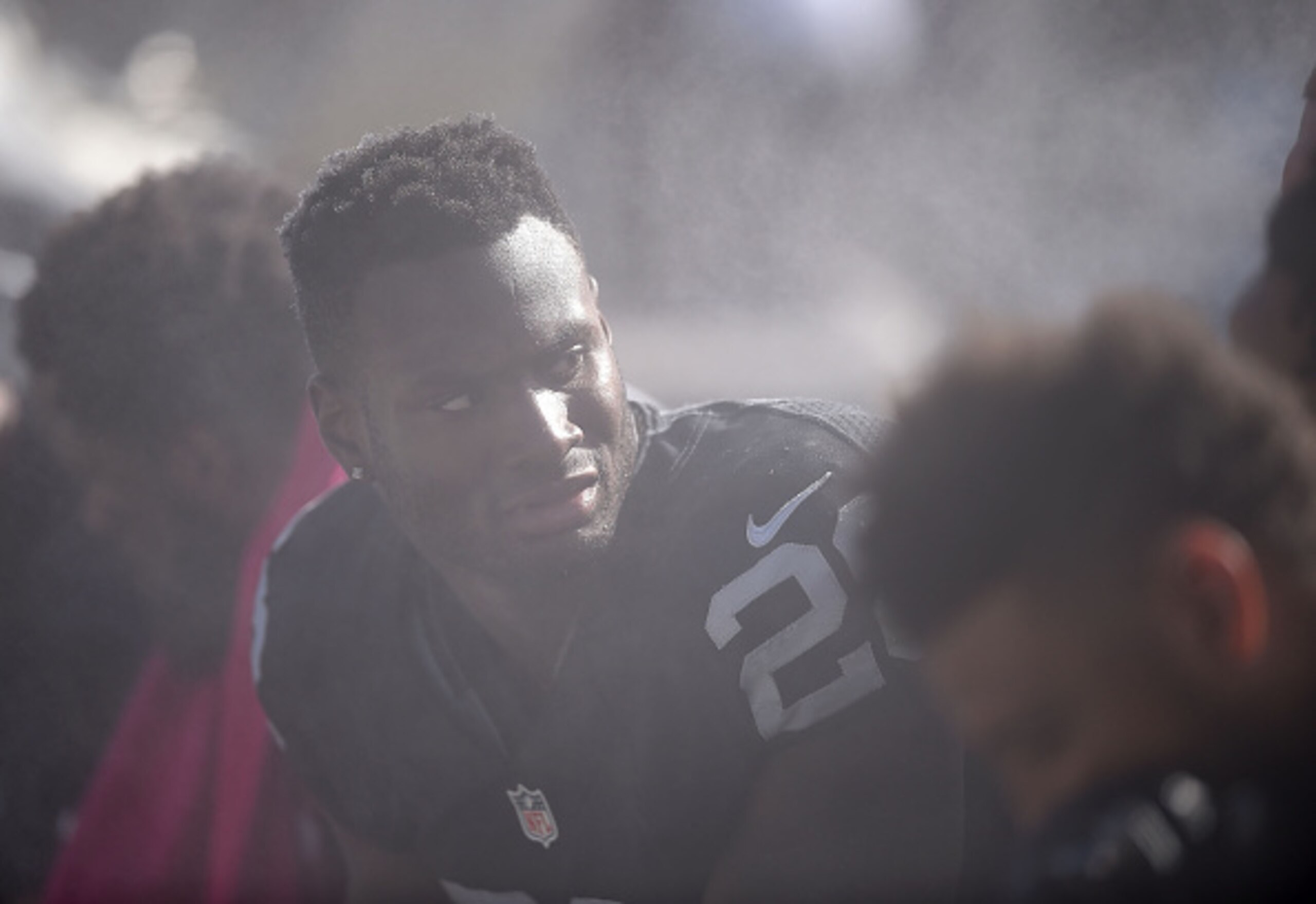 No. 28 Running back Latavius Murray