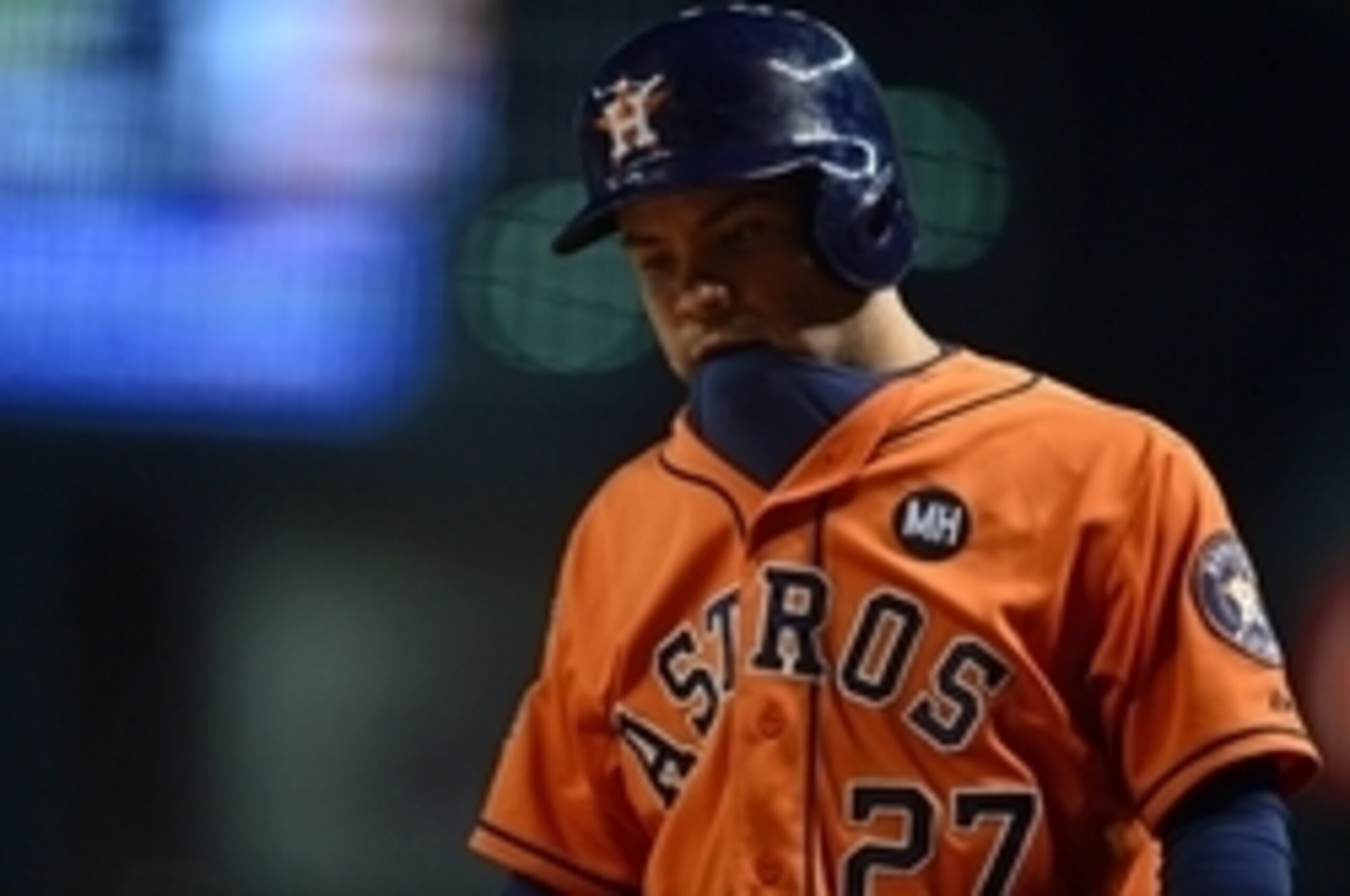 The Royals have done a nice job slowing down Jose Altuve at the top of the Houston lineup.