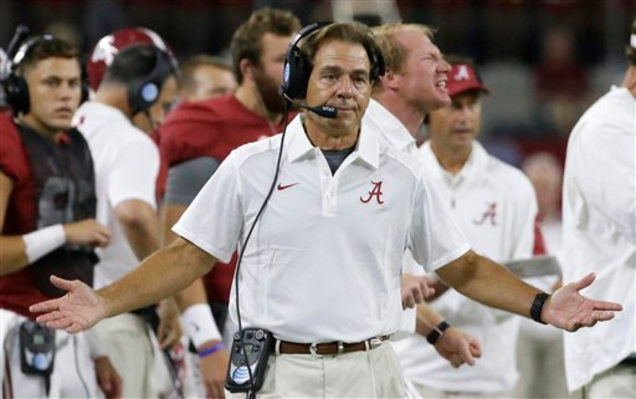 Alabama HC Nick Saban Alabama HC Nick Saban