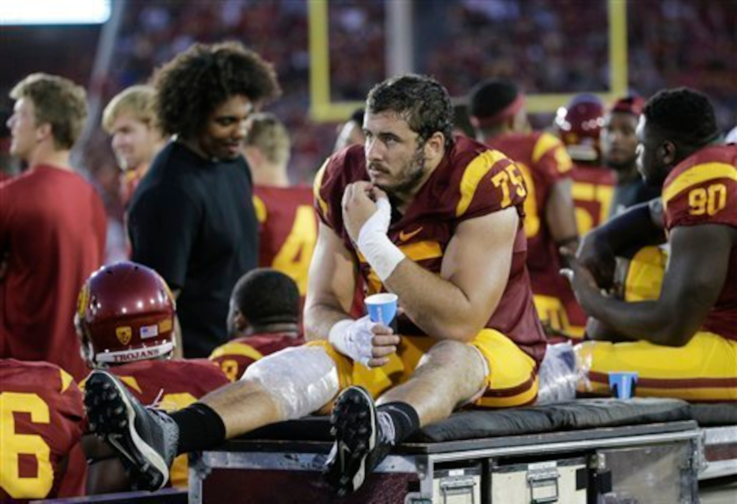 USC center Max Tuerk USC center Max Tuerk