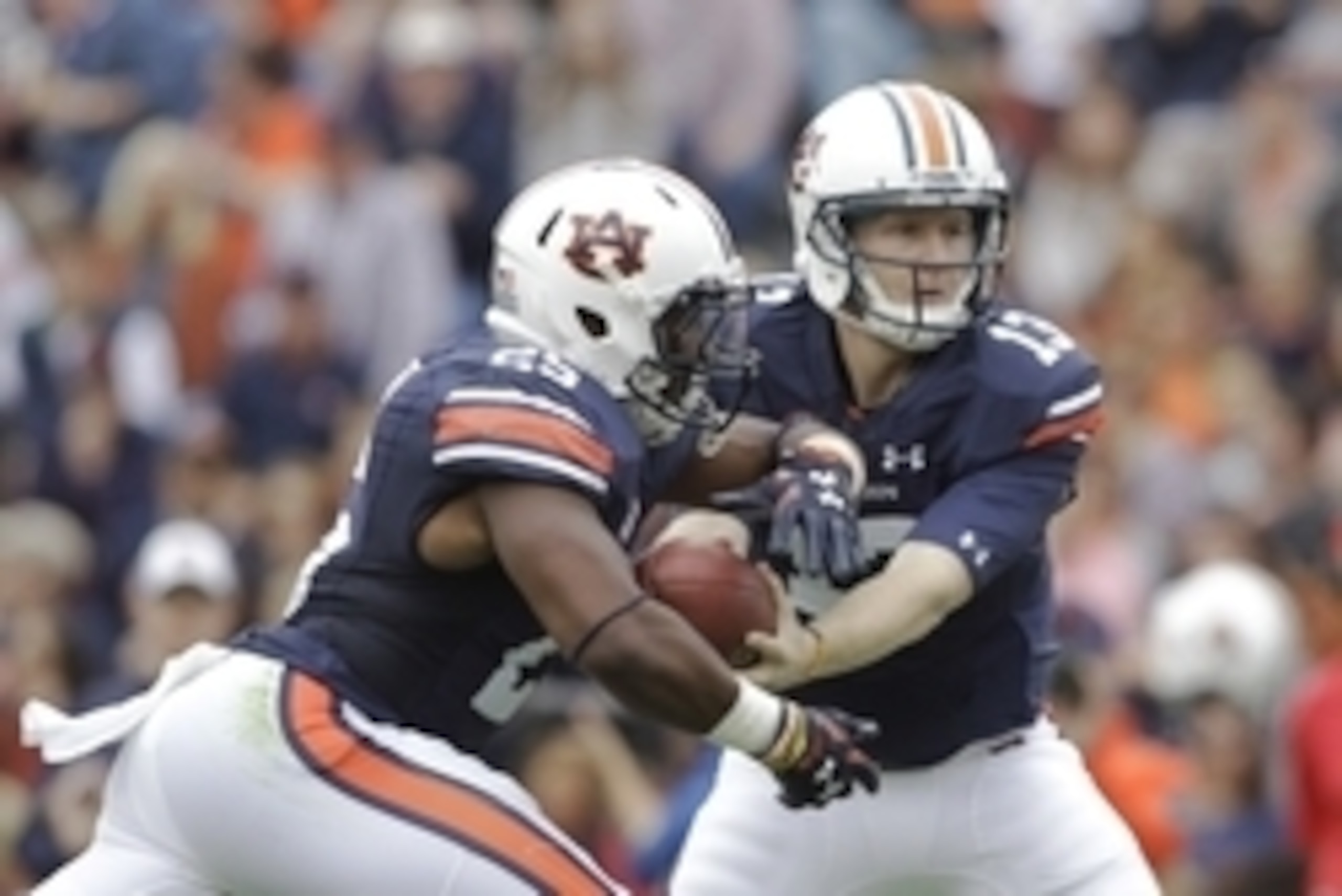 Auburn RB Peyton Barber and QB Sean White Auburn RB Peyton Barber and QB Sean White